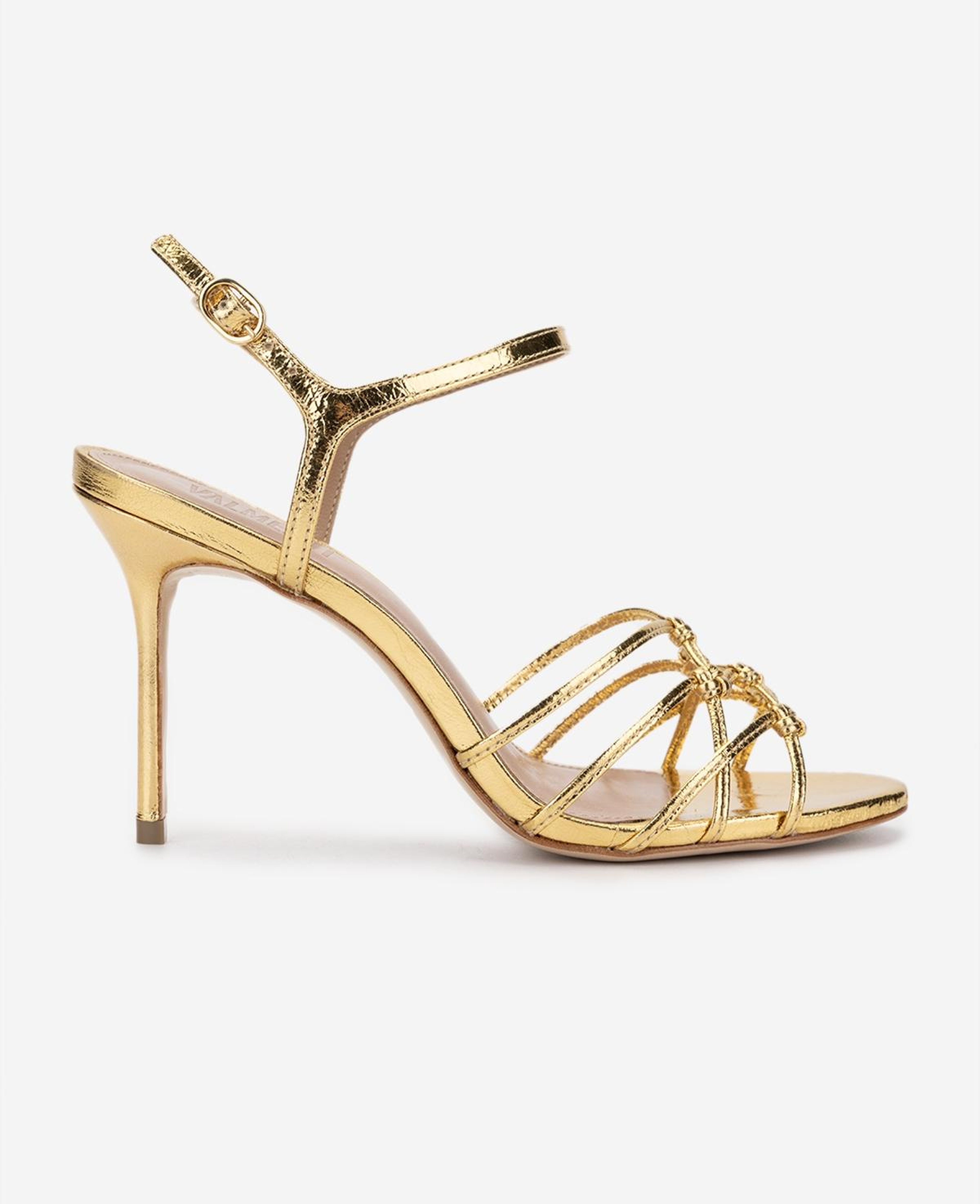 Valmenti Kadın Hakiki Deri Gold Night Shoes Ayakkabı