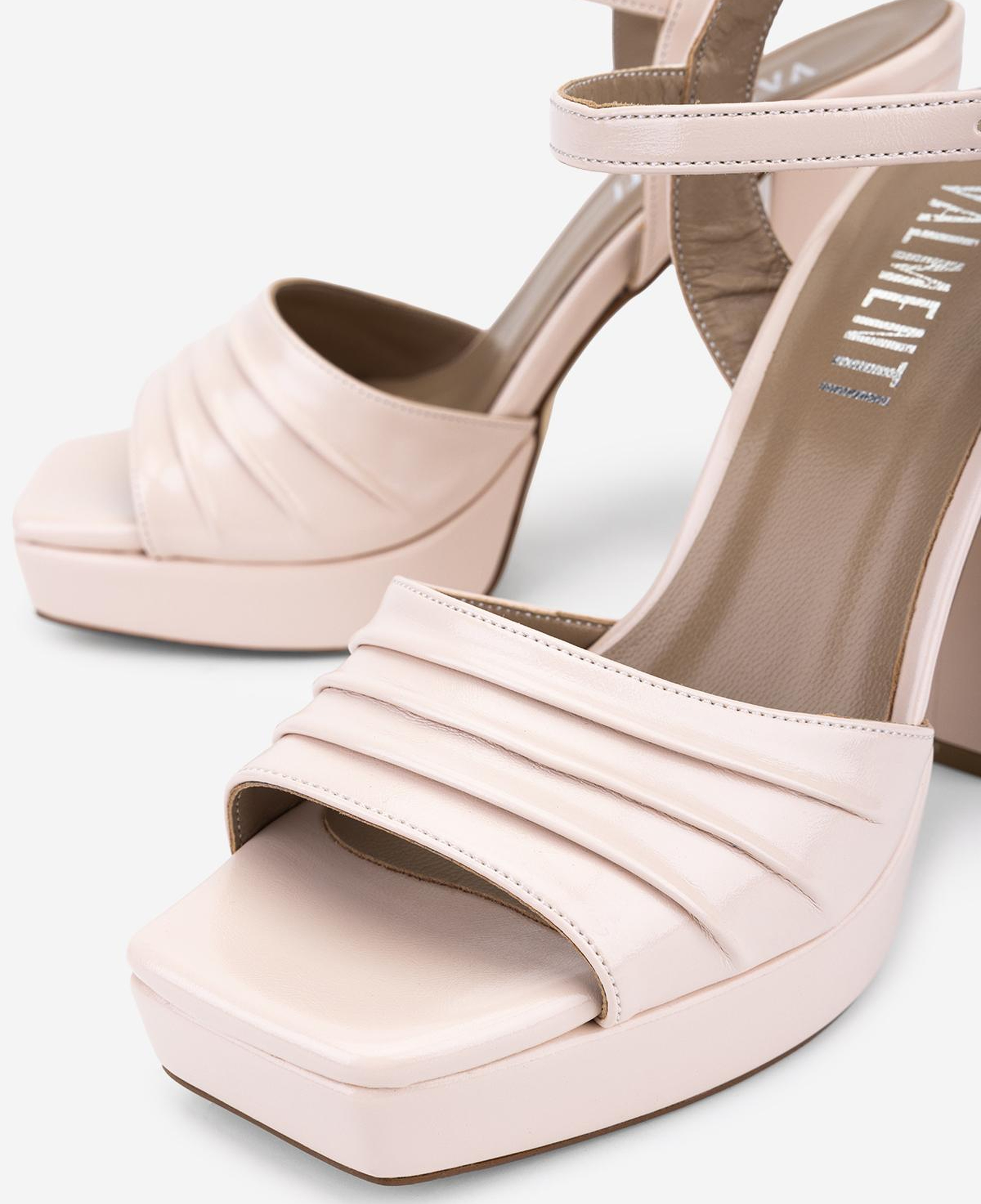 Valmenti Kadın Suni Deri Bej Night Shoes Ayakkabı