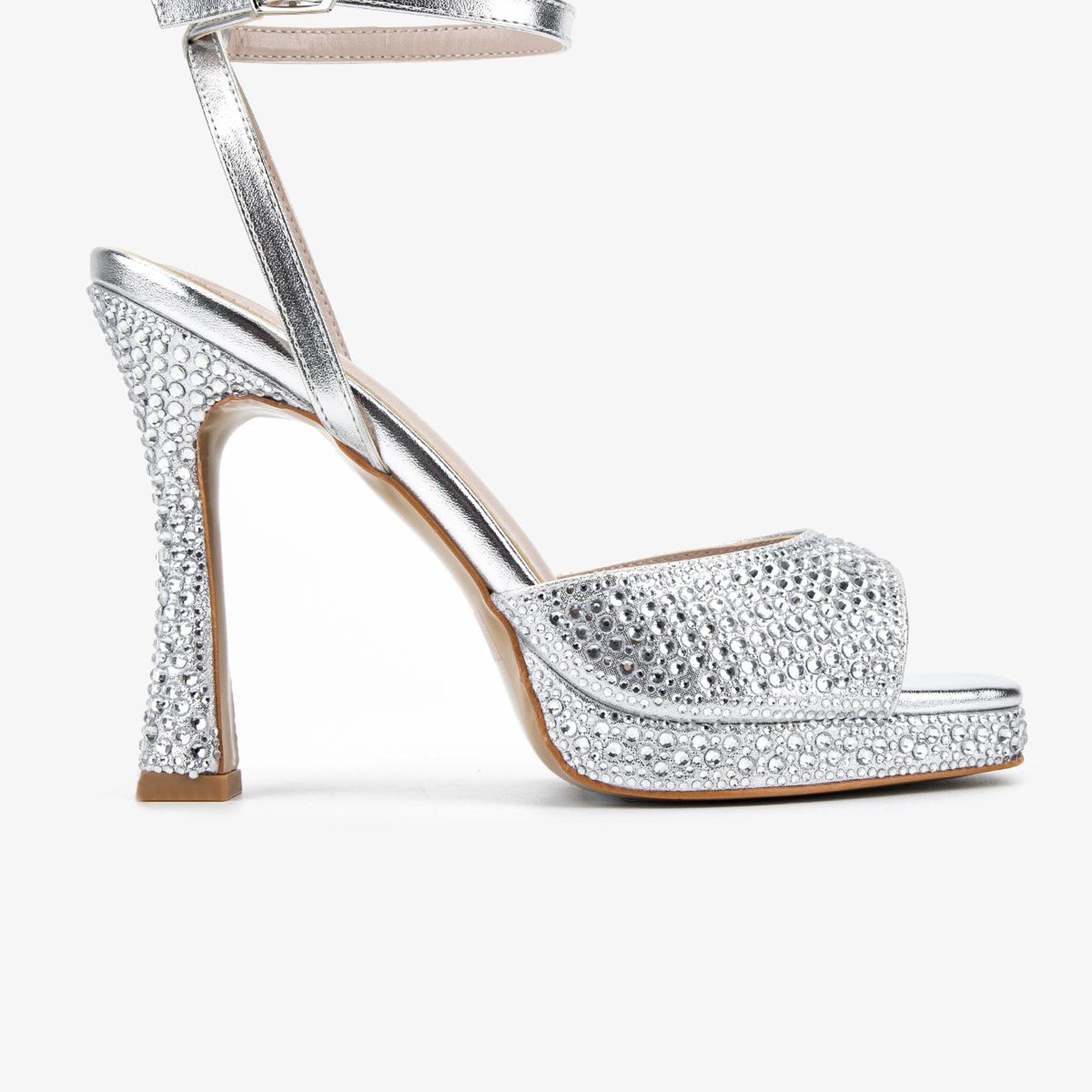 Valmenti Kadın Suni Deri Gümüş Night Shoes Ayakkabı