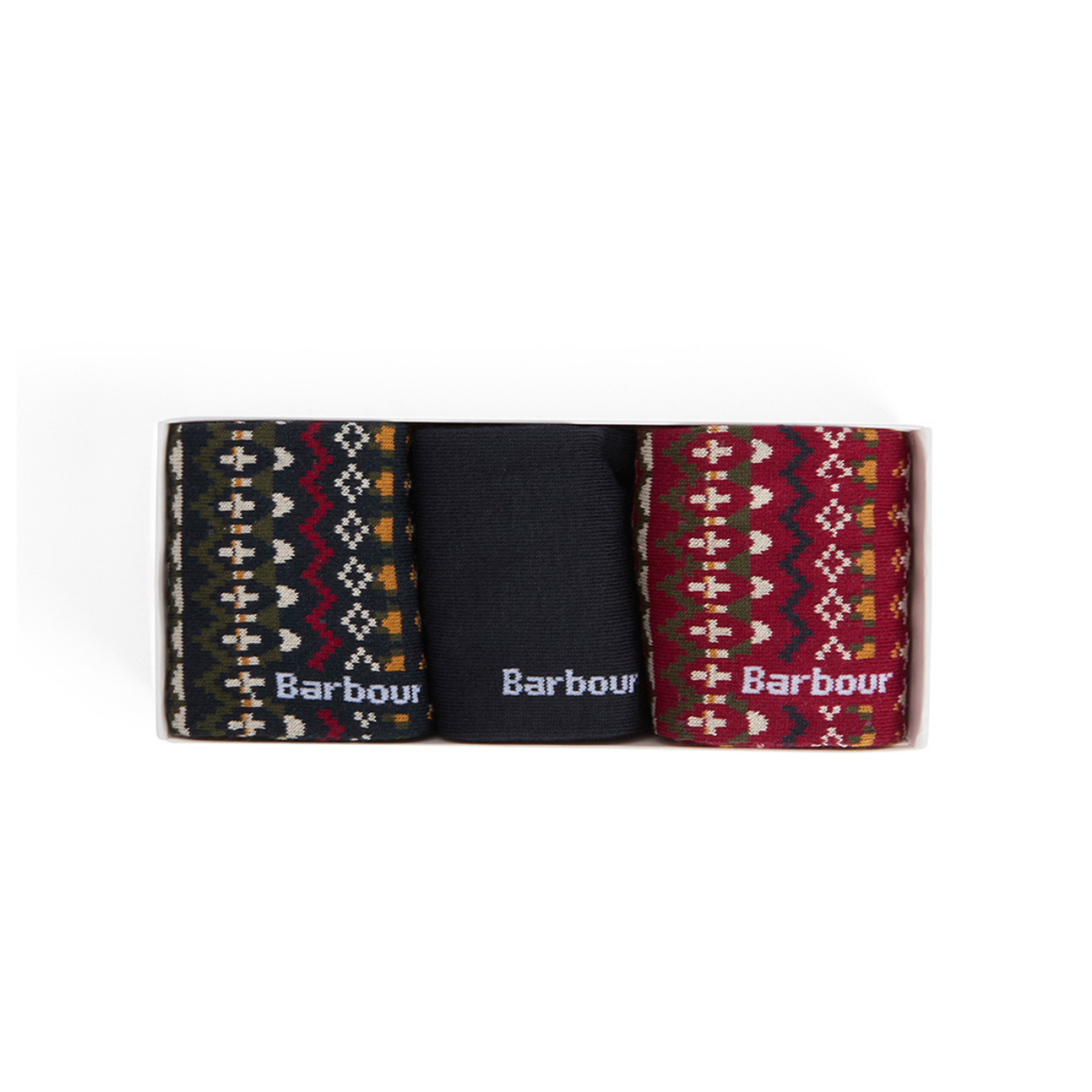 Barbour Marlow Fair Isle Çorap Hediye Kutusu