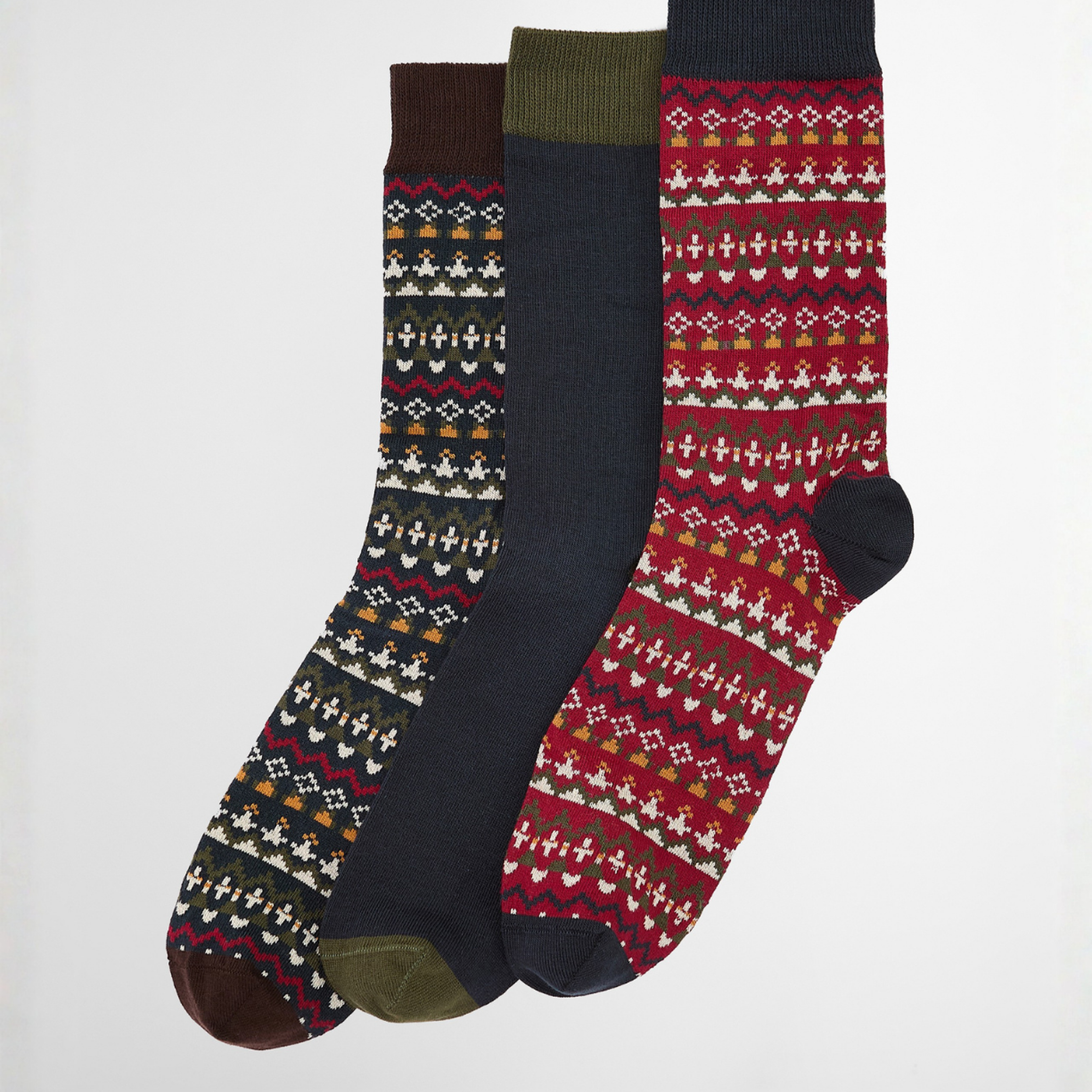 Barbour Marlow Fair Isle Çorap Hediye Kutusu