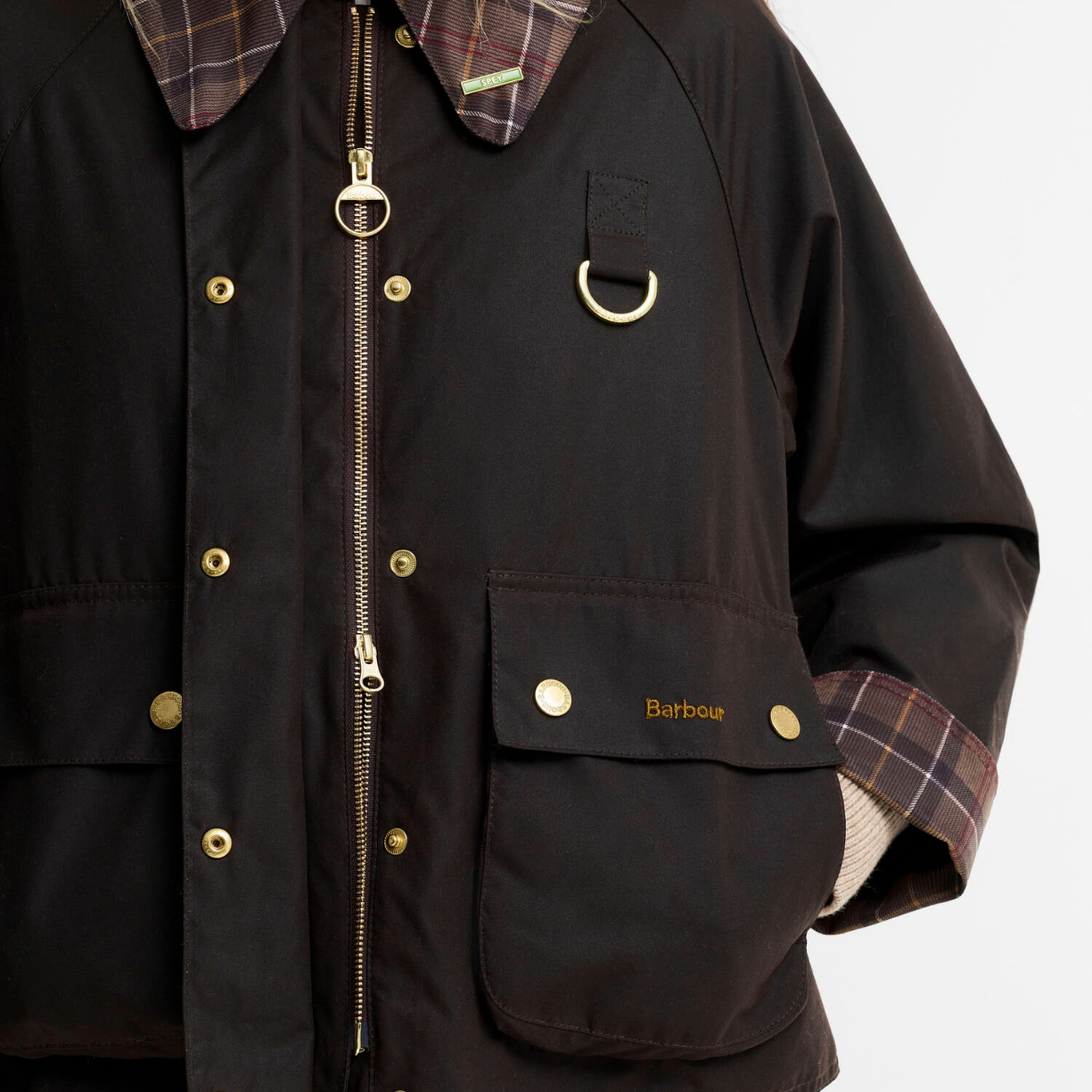 Barbour Icons Tartan Spey Yağlı Ceket