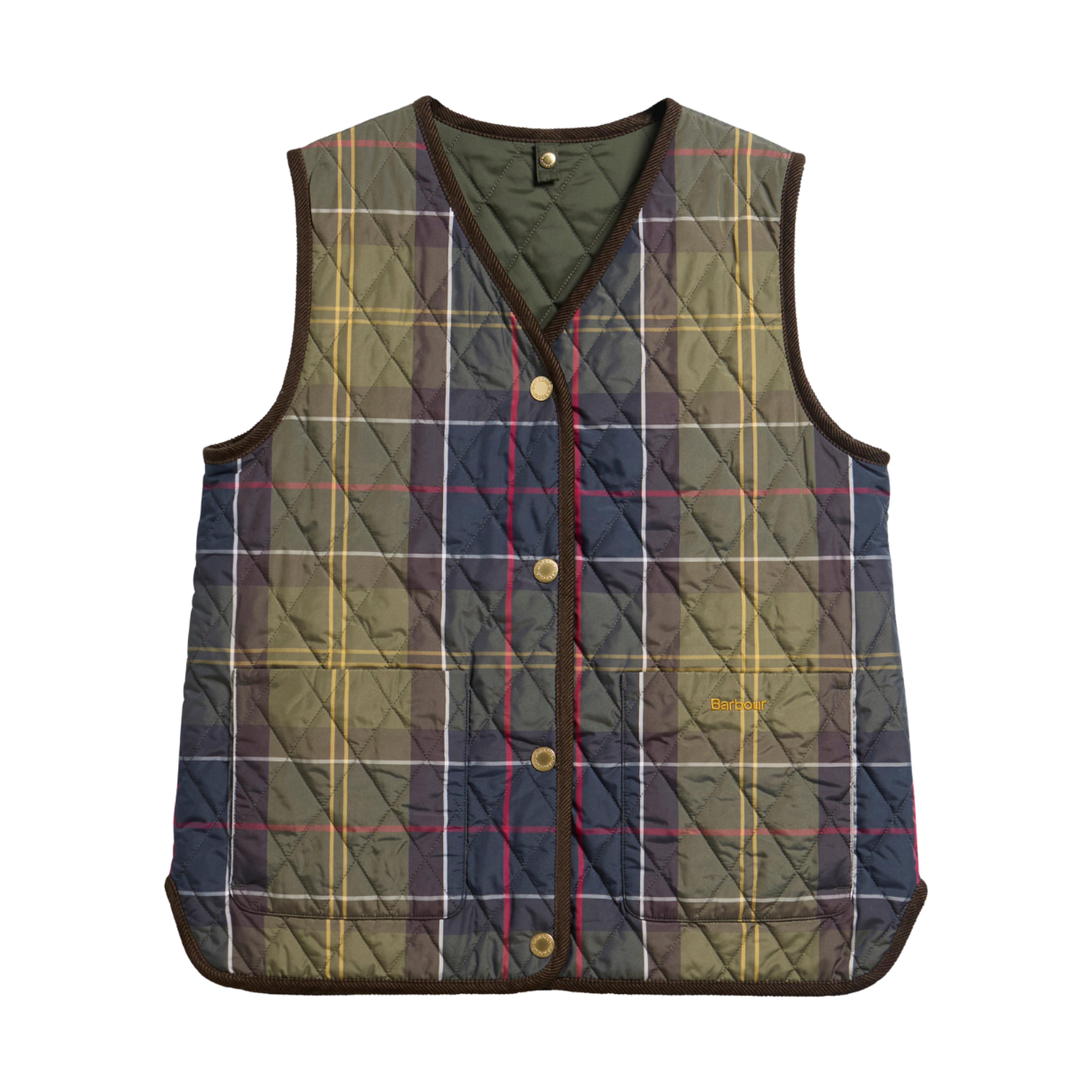 Barbour Tartan Reimagined Icons Reversible İçlik Yelek