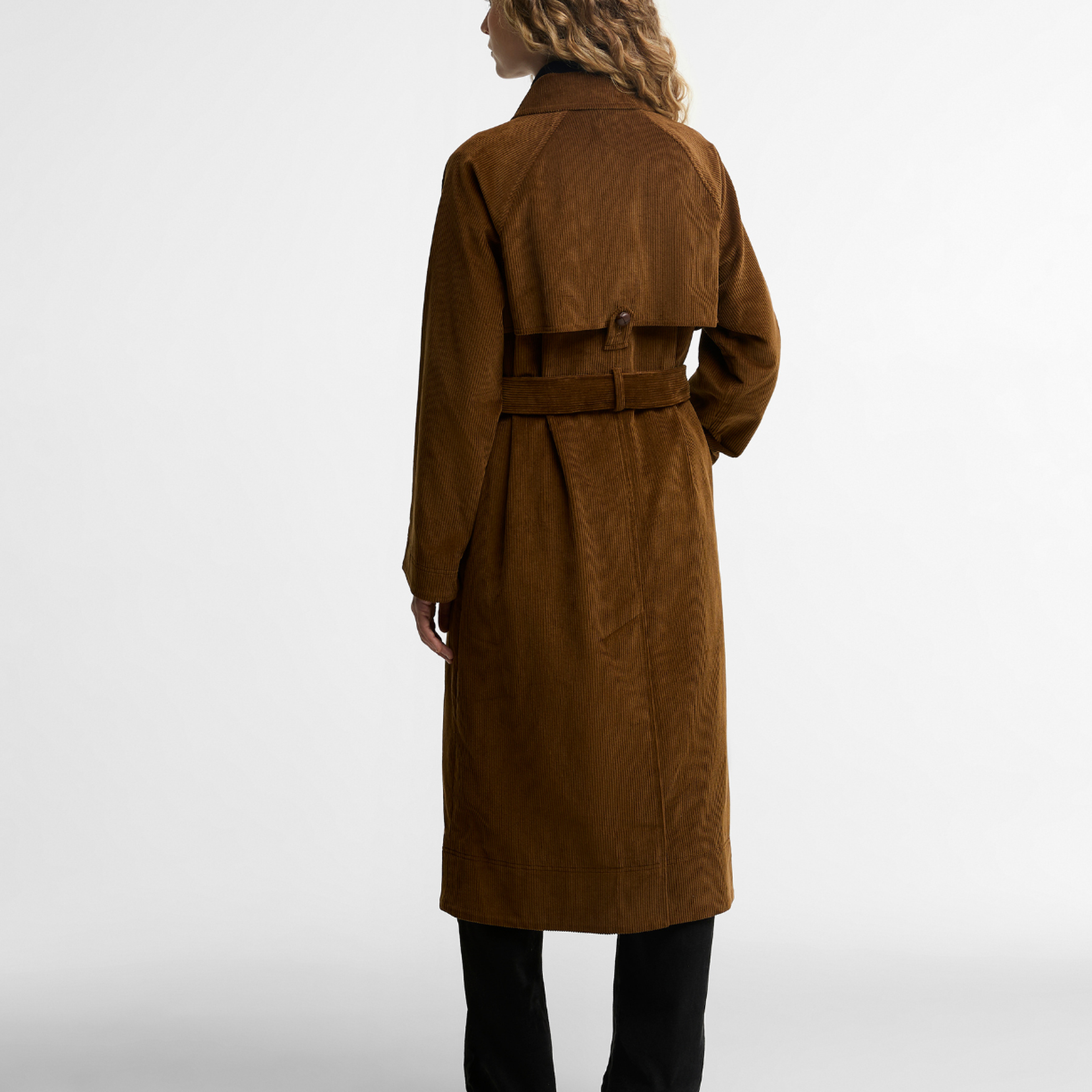 Barbour Antonella Cord Trench Casual Ceket