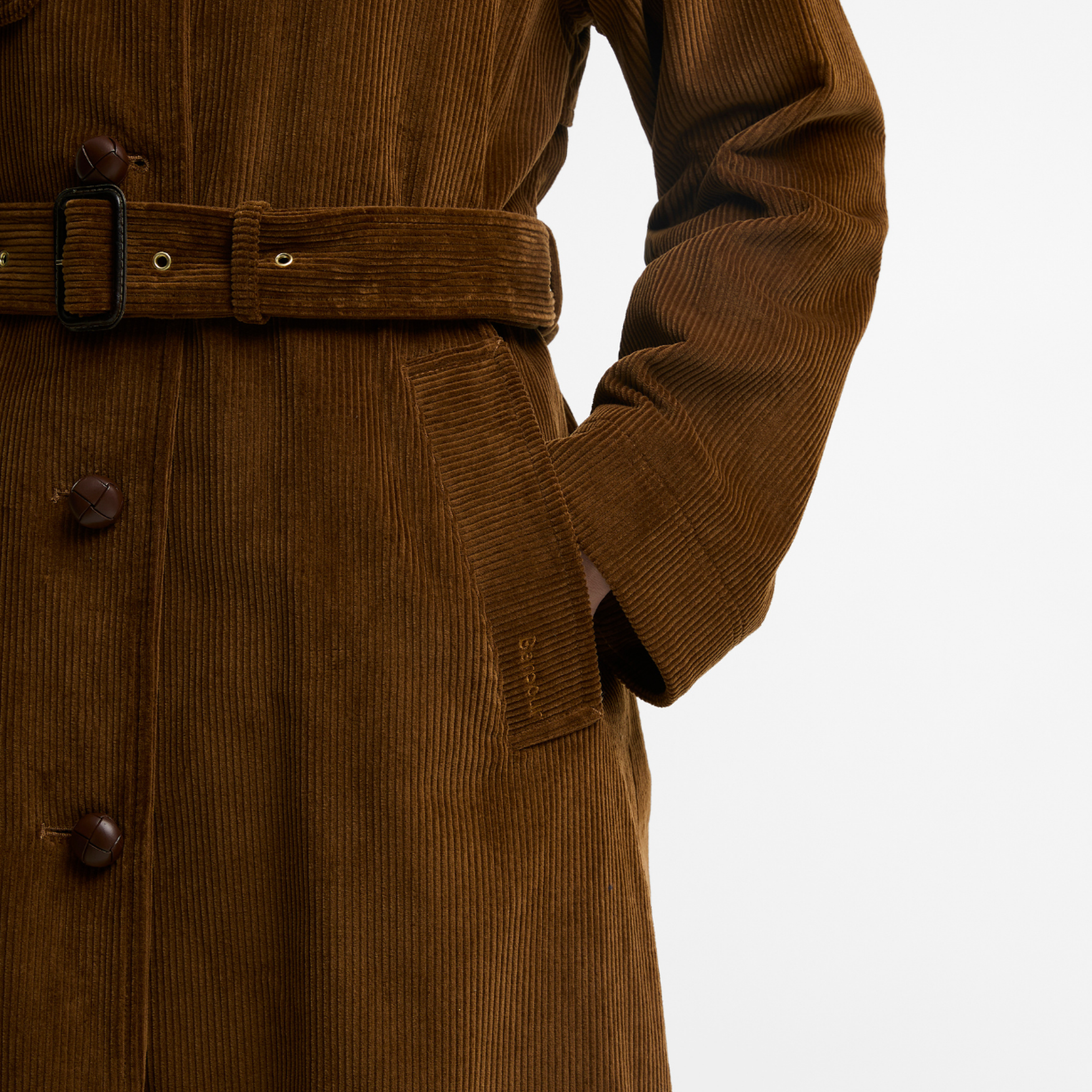 Barbour Antonella Cord Trench Casual Ceket