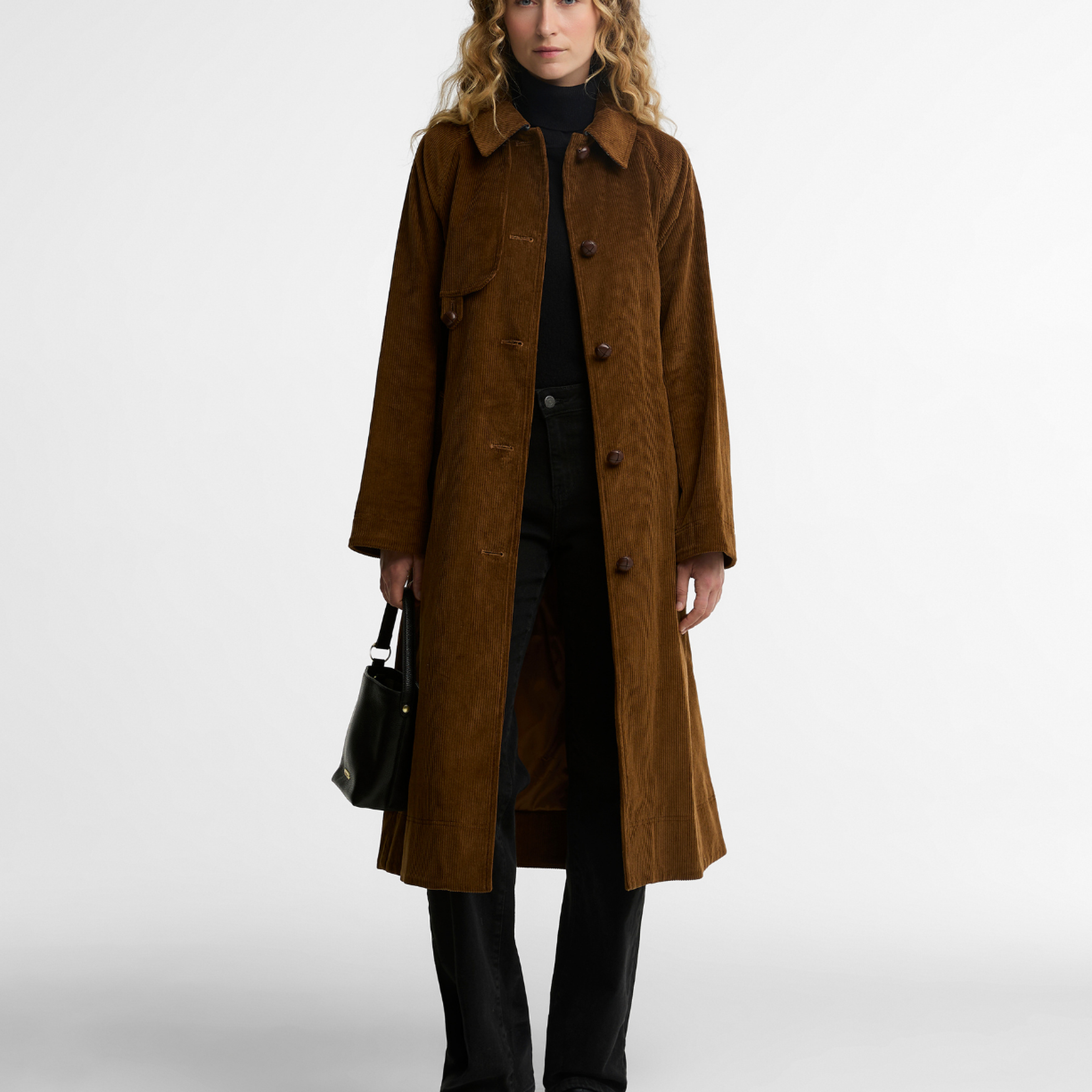 Barbour Antonella Cord Trench Casual Ceket