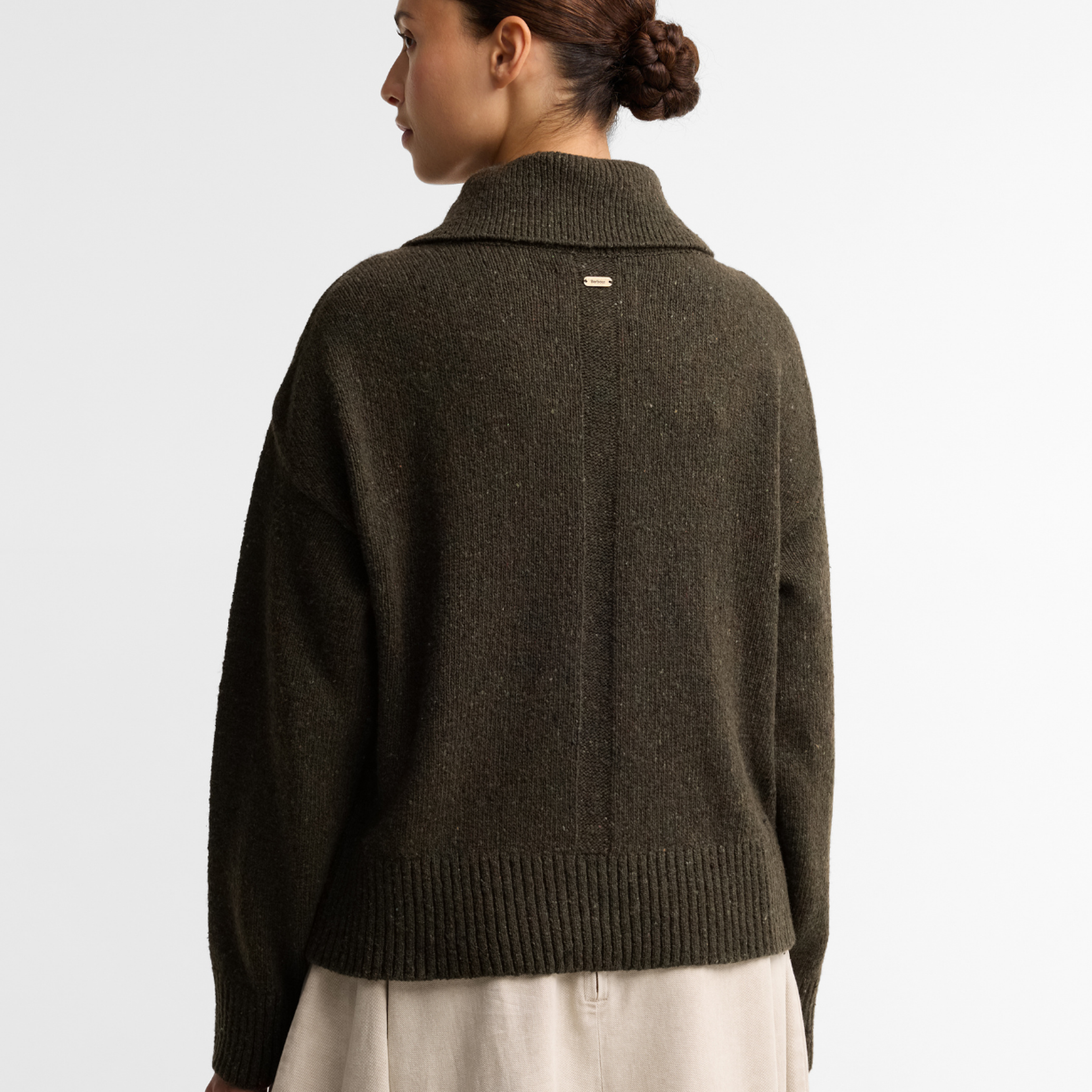 Barbour Lavensdale Half Zip Knitted Kazak
