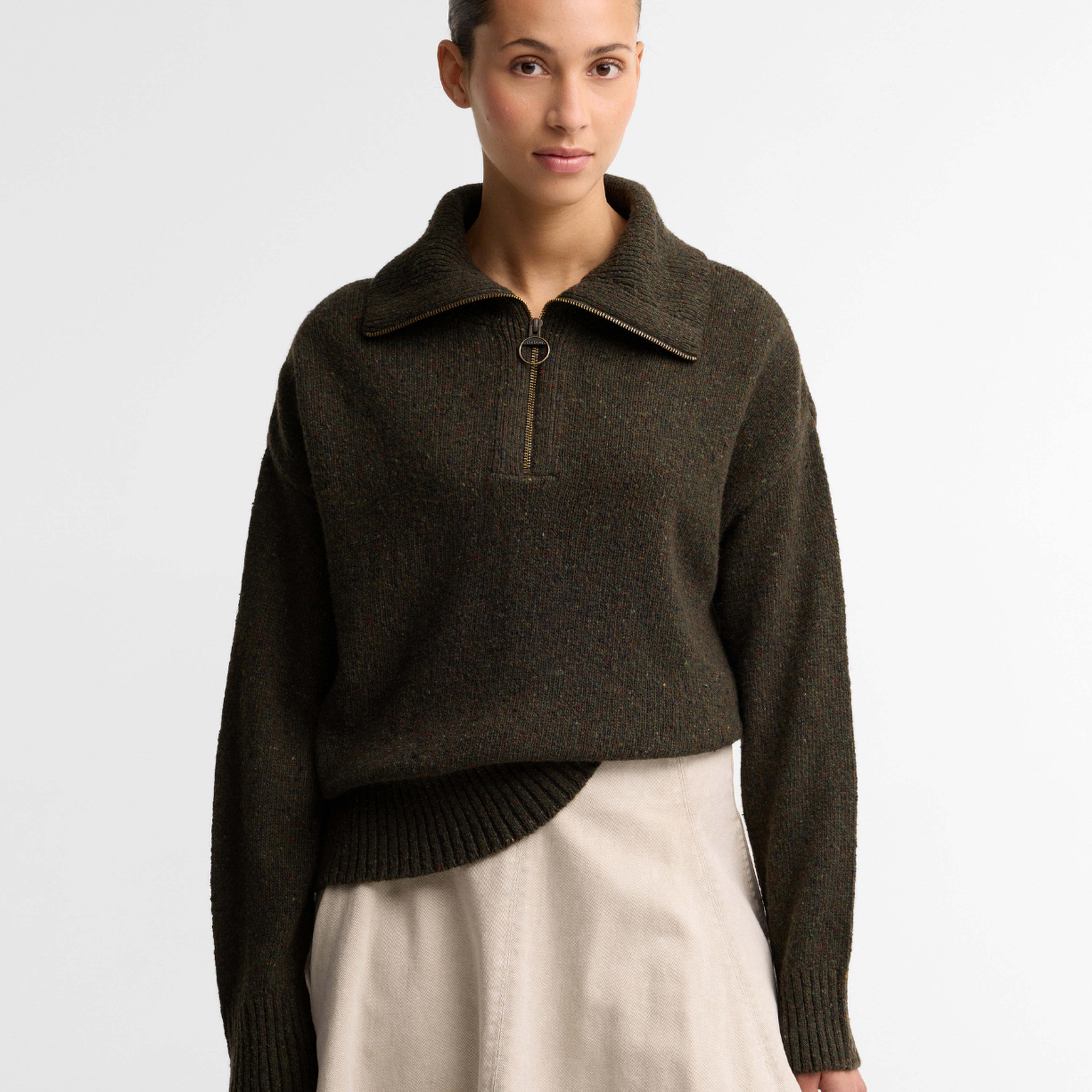 Barbour Lavensdale Half Zip Knitted Kazak
