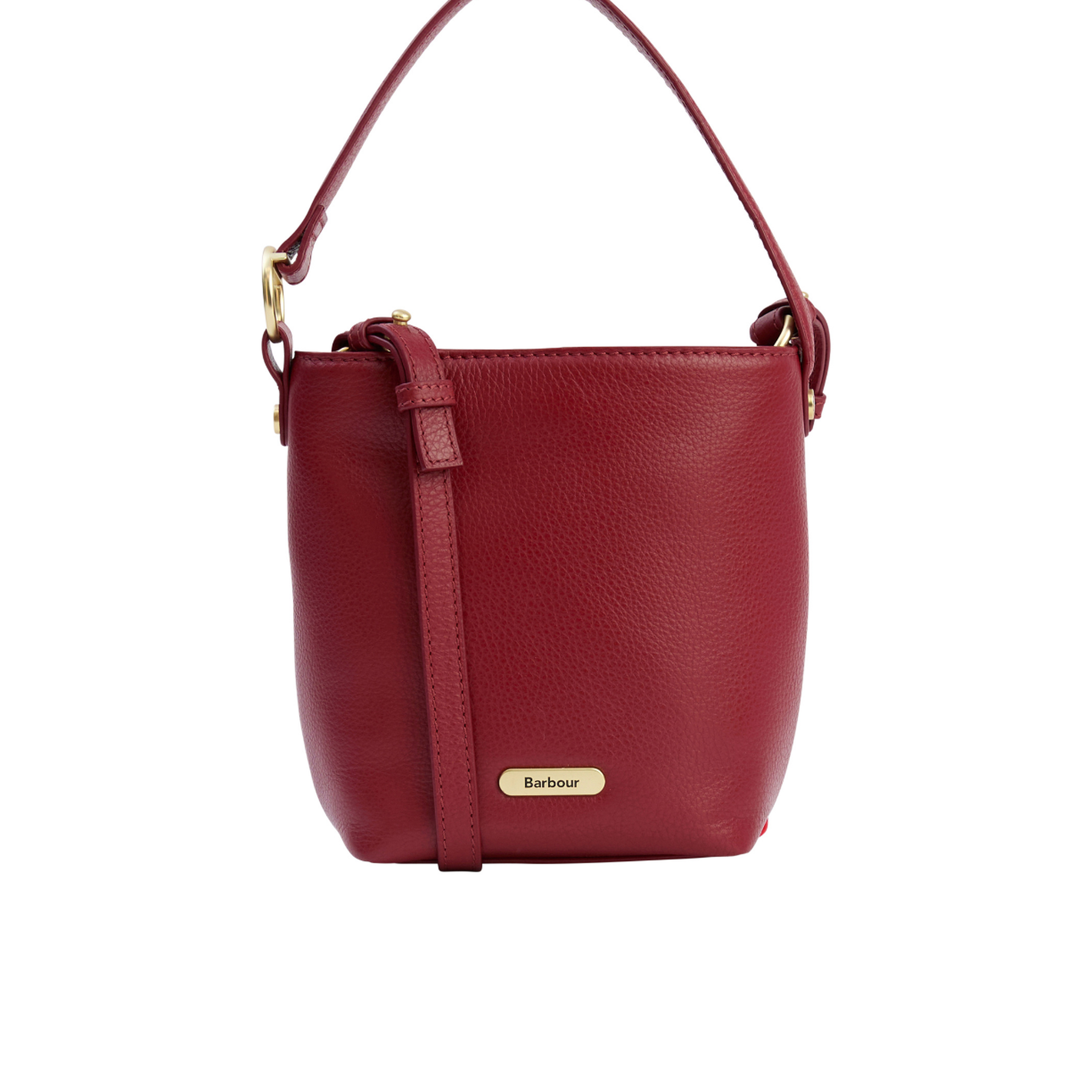 Barbour Cedar Mini Deri Bucket Çanta