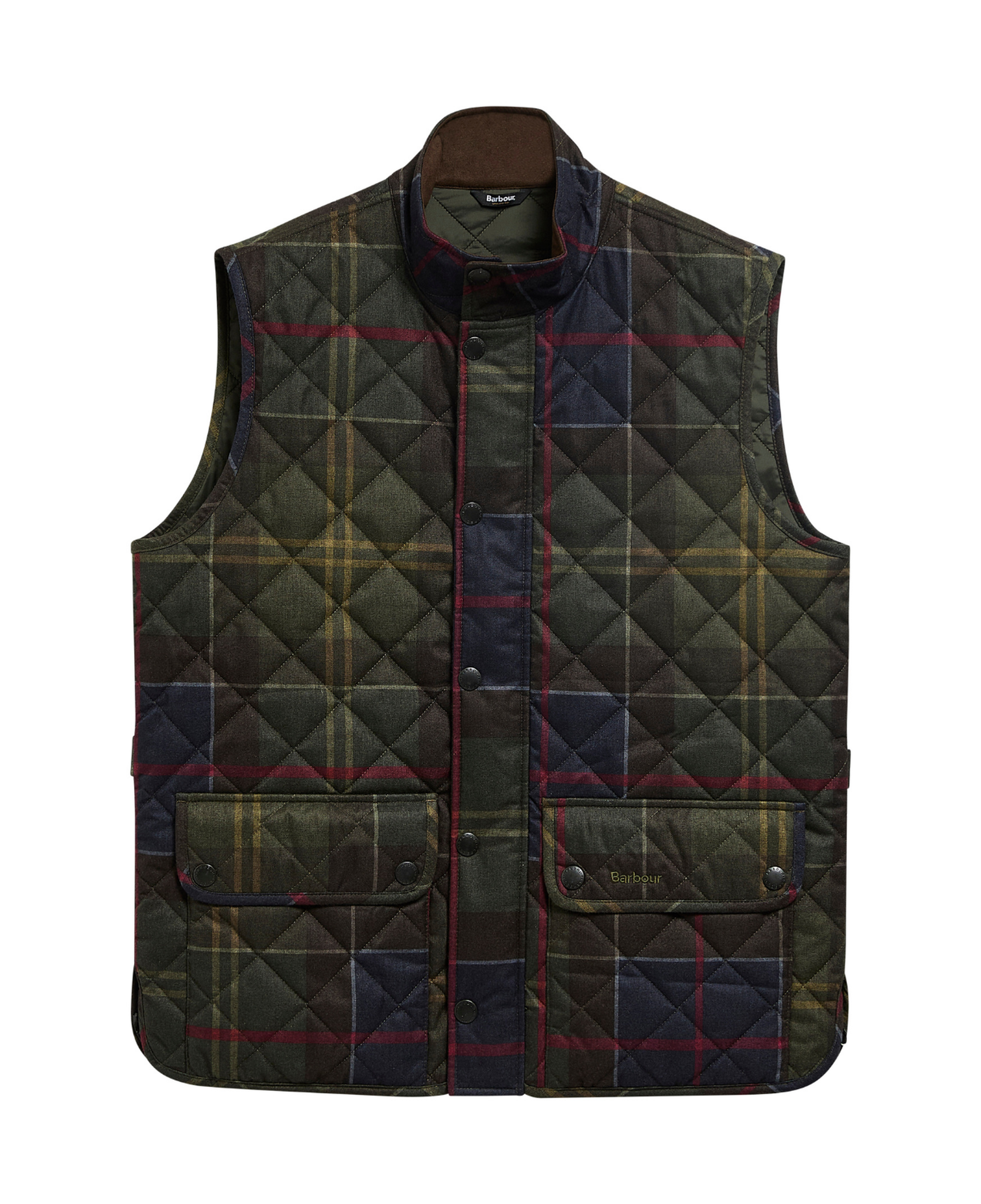 Barbour Icons Tartan Lowerdale Kapitone Yelek