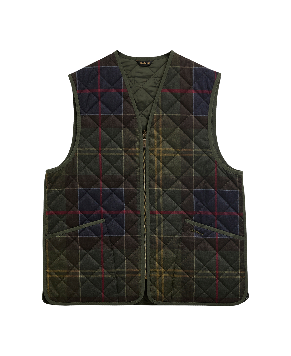 Barbour Icons Tartan Kapitone İç Yelek