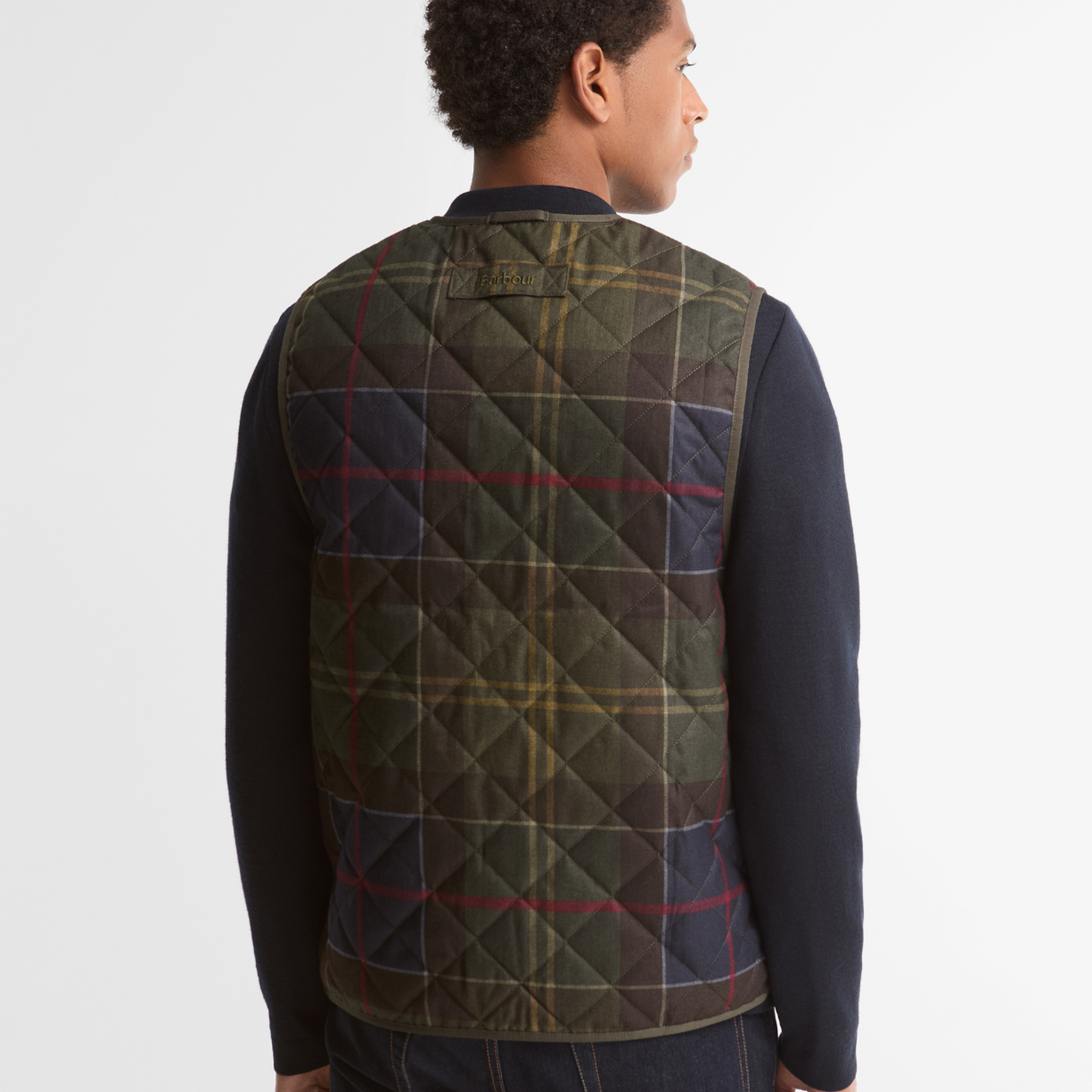 Barbour Icons Tartan Kapitone İç Yelek