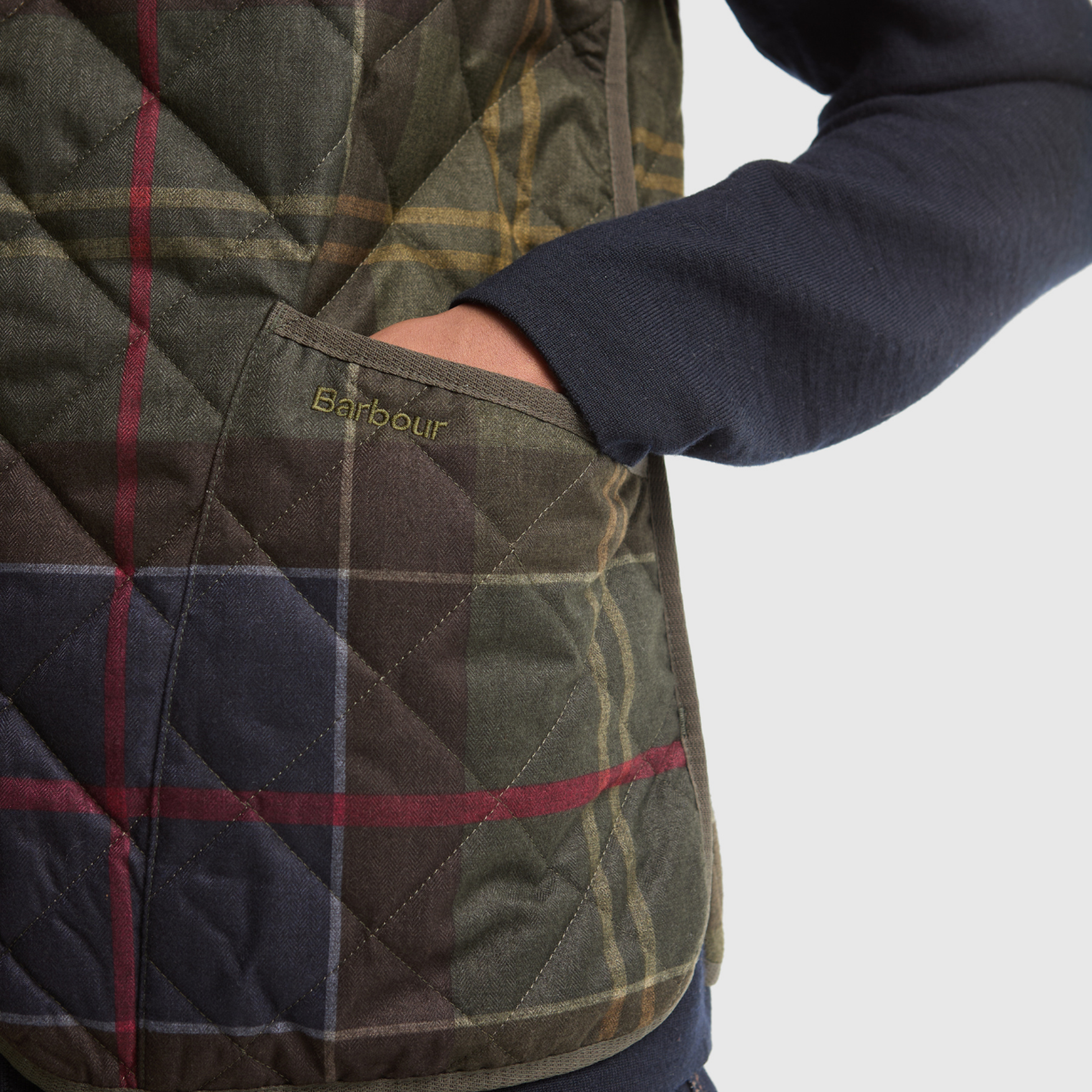 Barbour Icons Tartan Kapitone İç Yelek