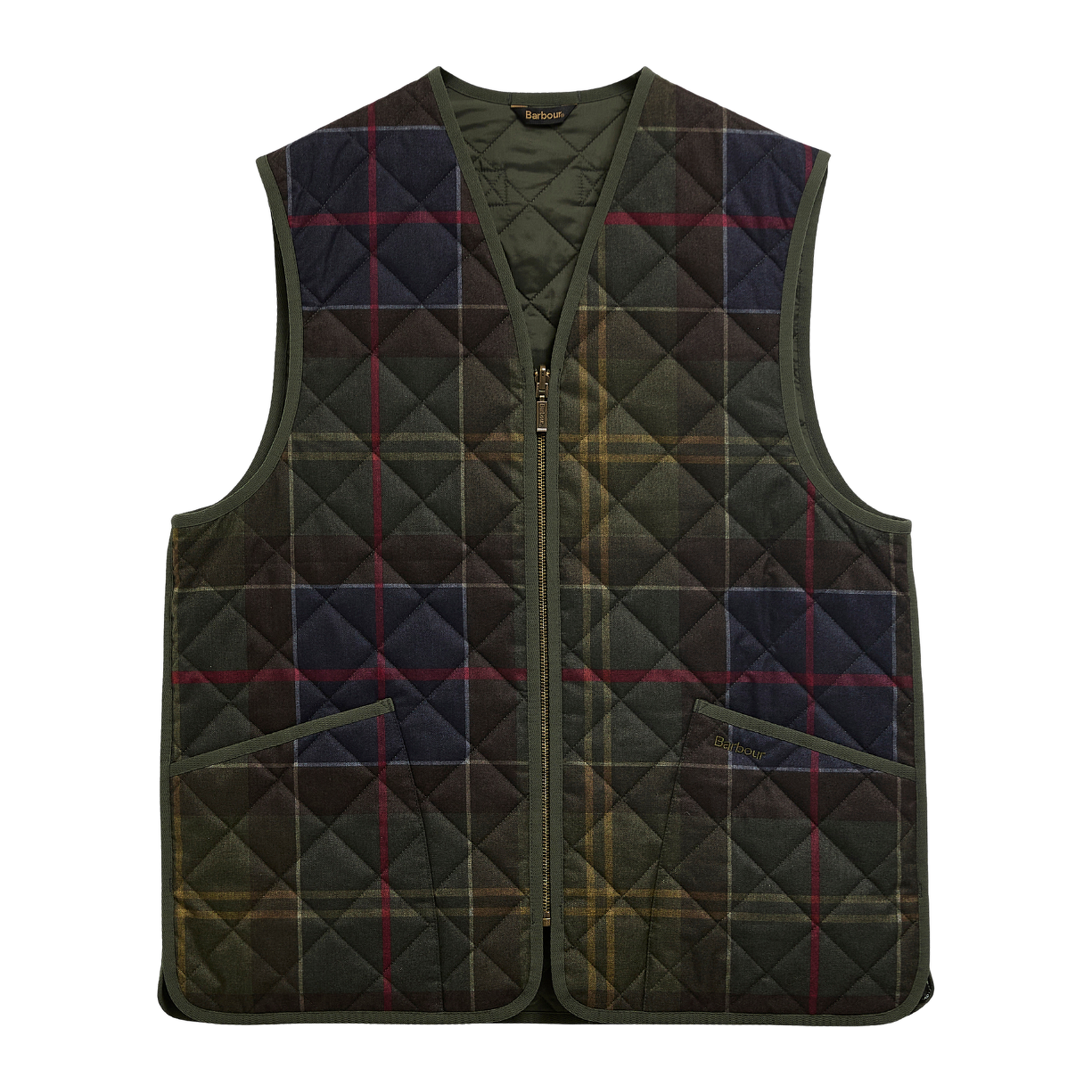 Barbour Icons Tartan Kapitone İç Yelek