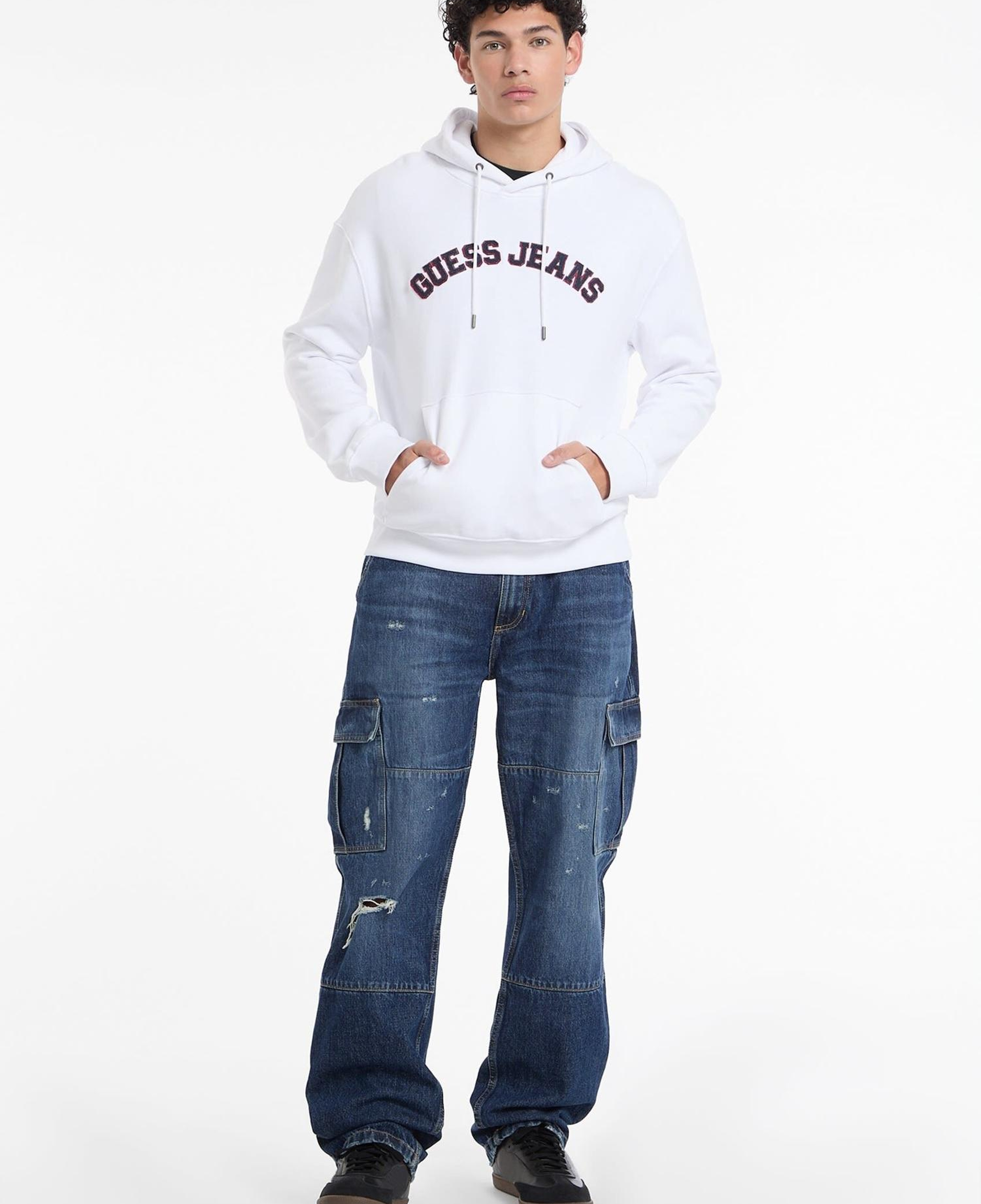 Guess Jeans Hood Erkek Sweatshirt