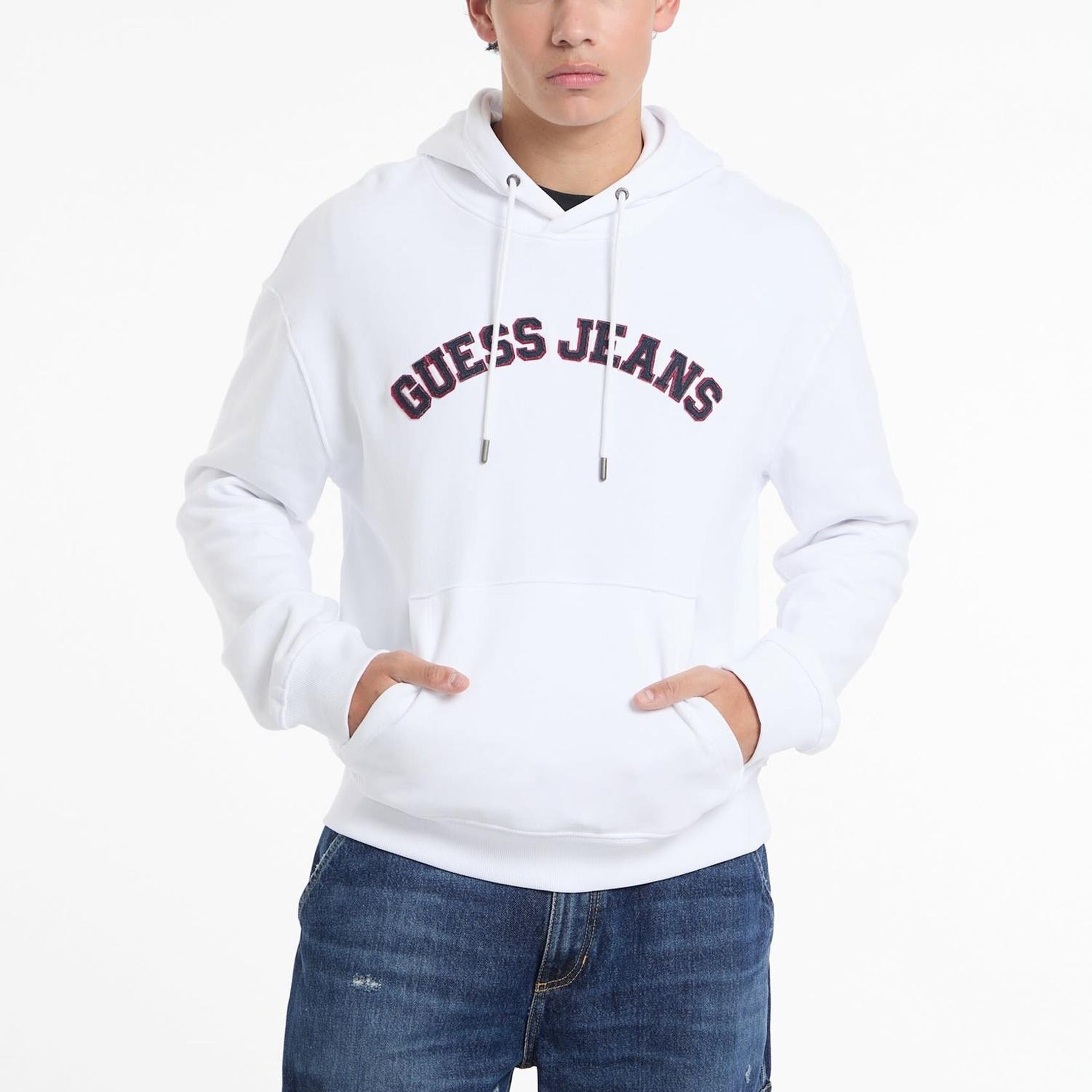 Guess Jeans Hood Erkek Sweatshirt