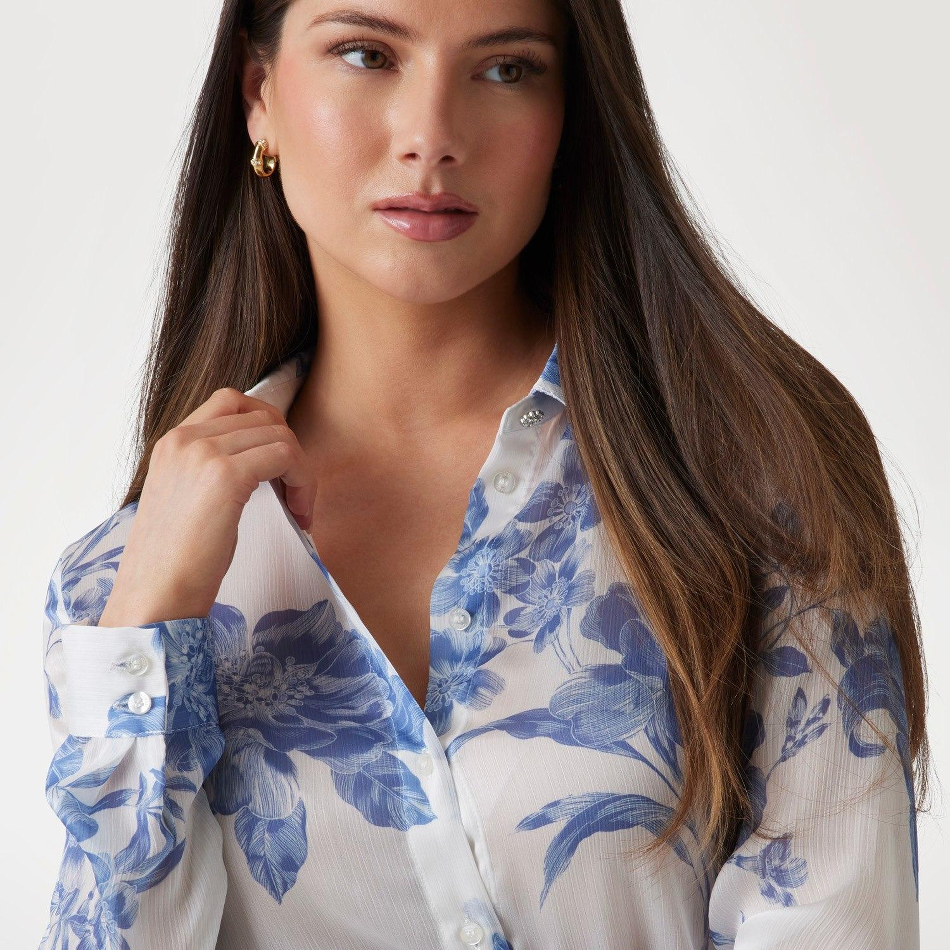 Ls Clouis Kadın Oversize Fit Gömlek