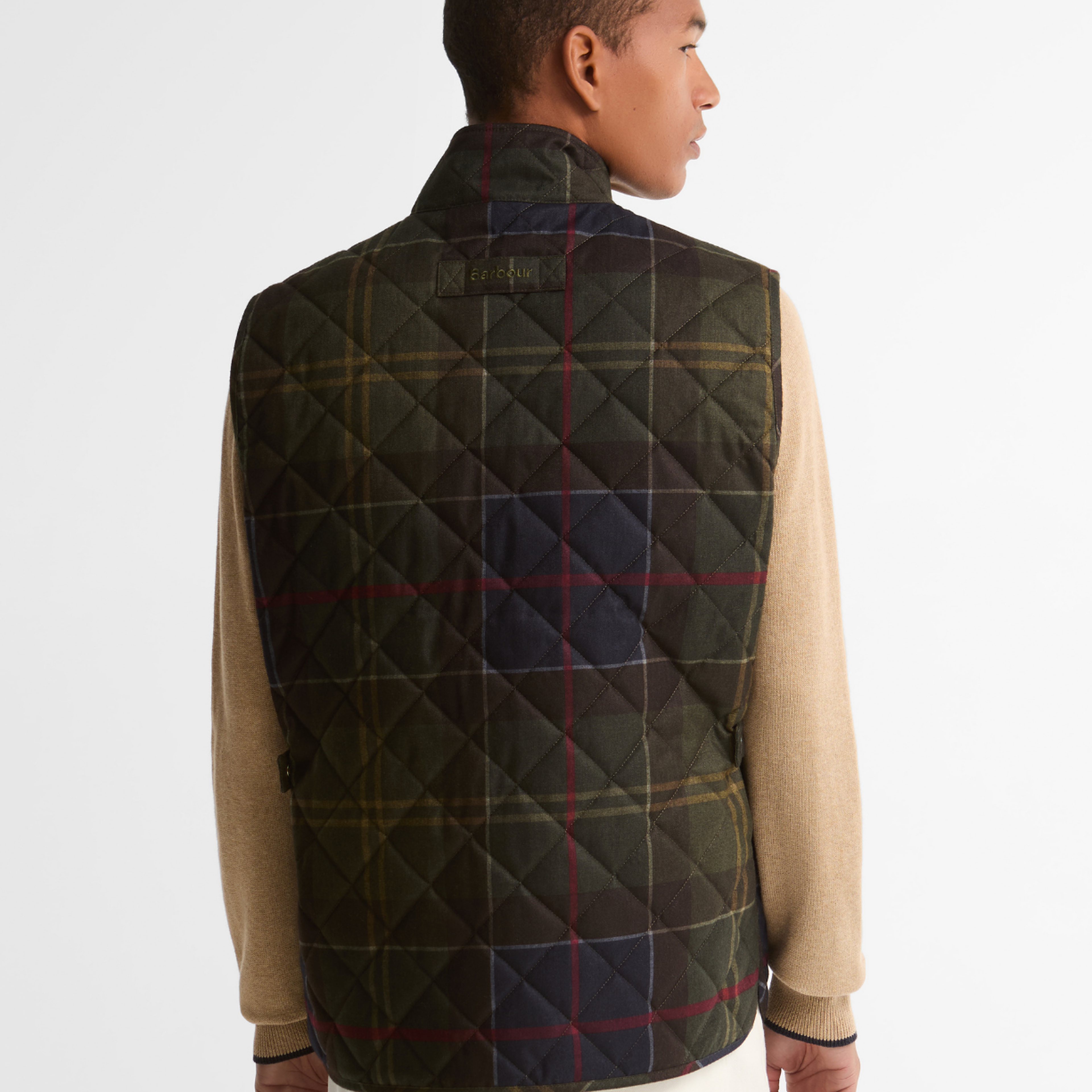 Barbour Icons Tartan Lowerdale Kapitone Yelek