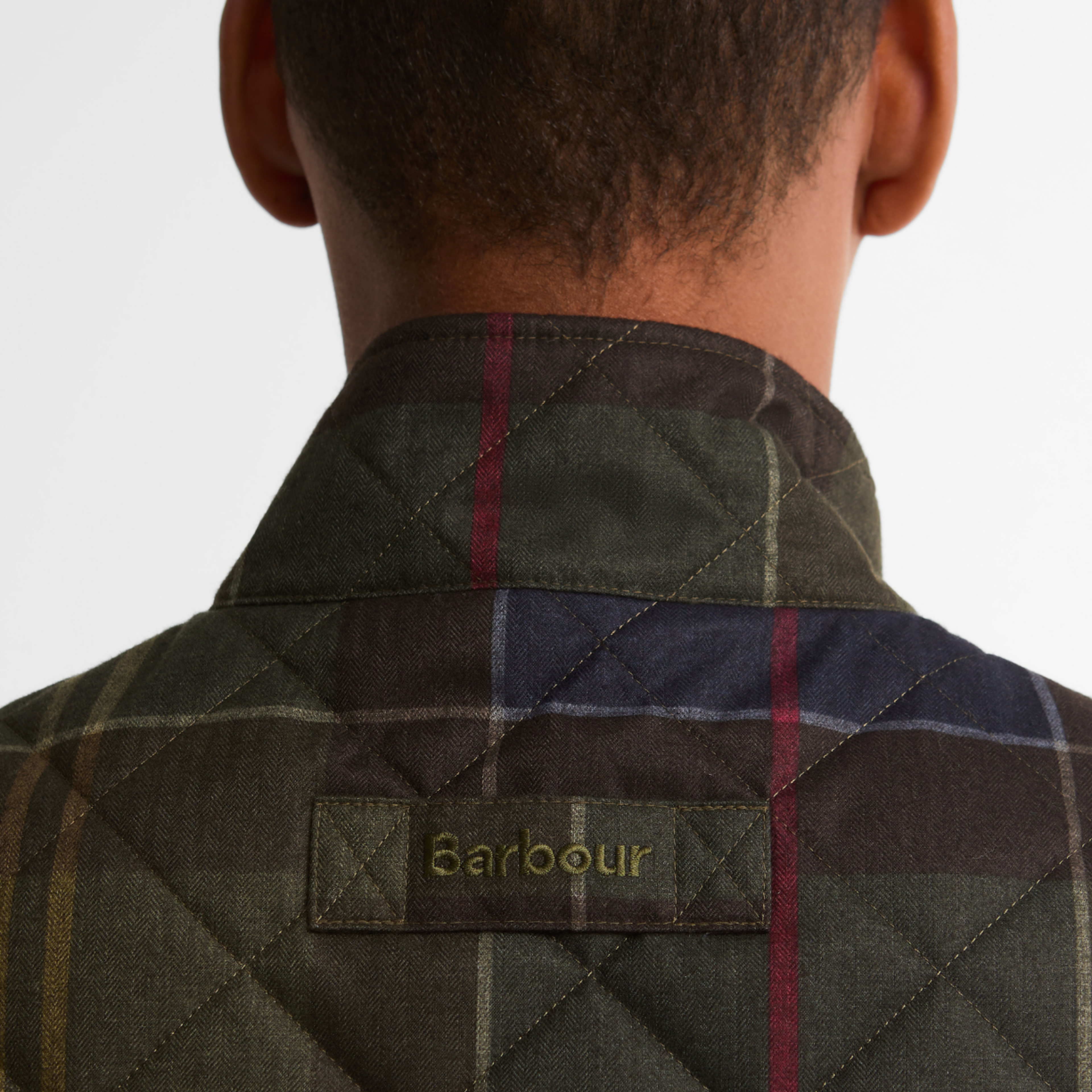 Barbour Icons Tartan Lowerdale Kapitone Yelek