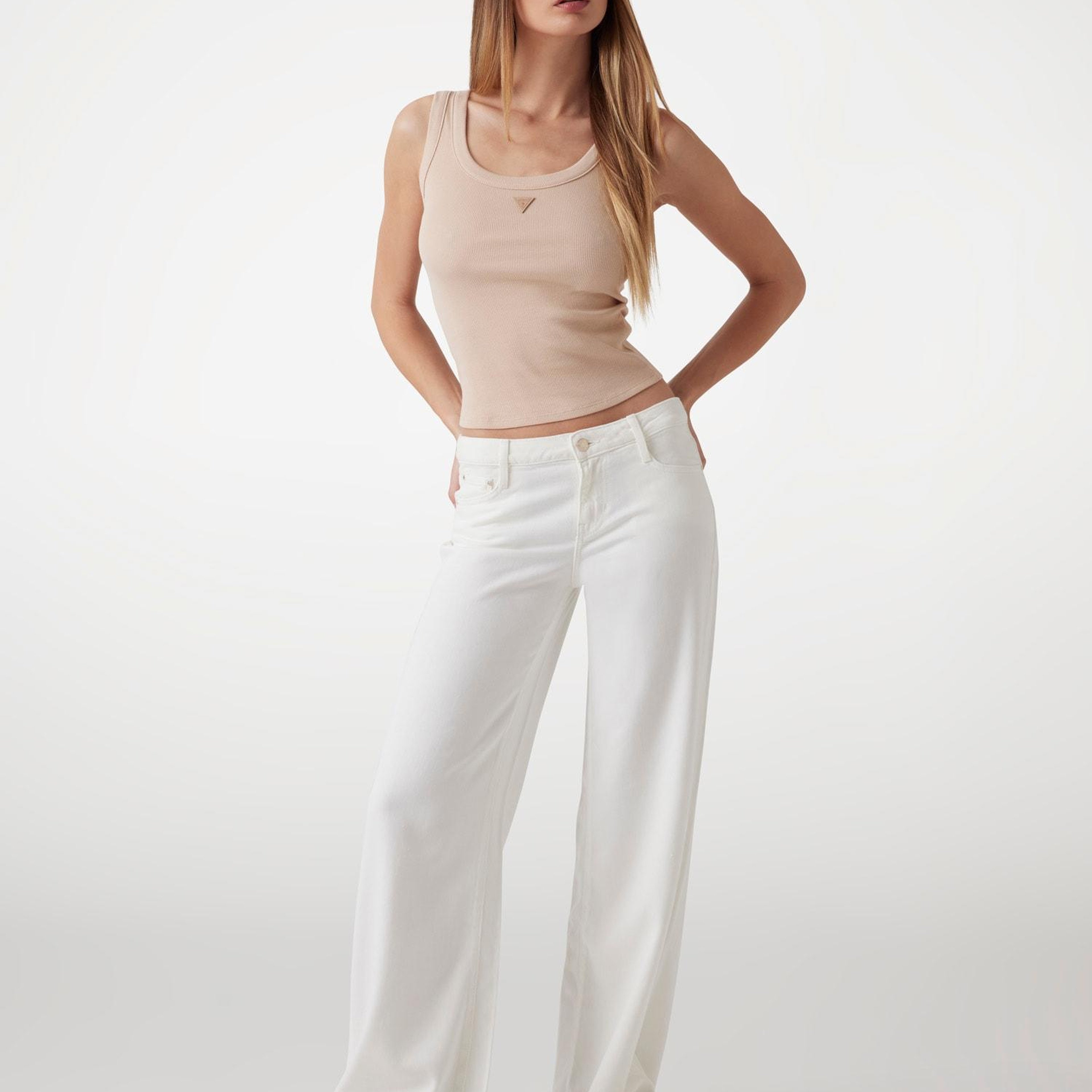 Sexy Kadın Wide Leg Jean