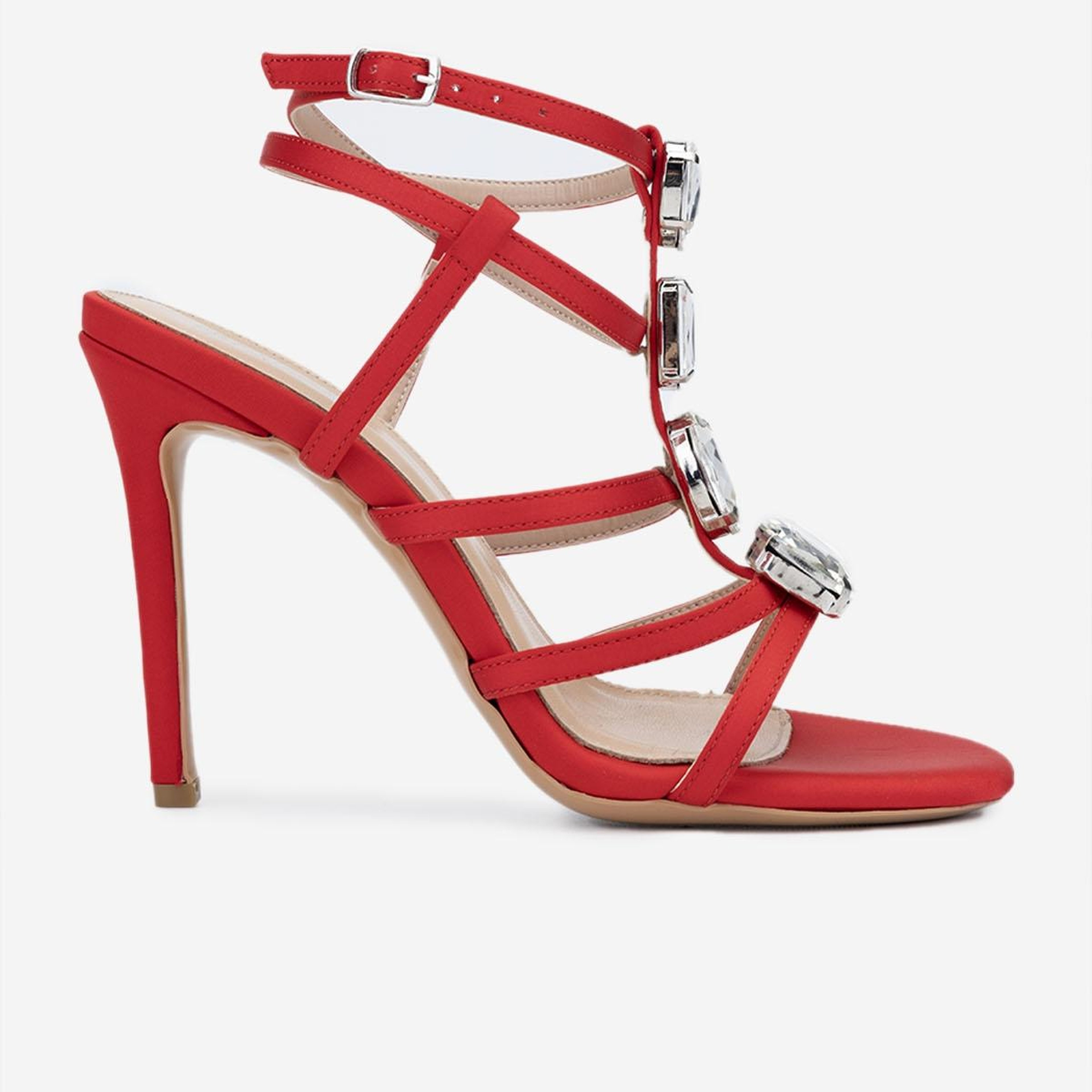 Valmenti Kadın Suni Deri Kırmızı Night Shoes