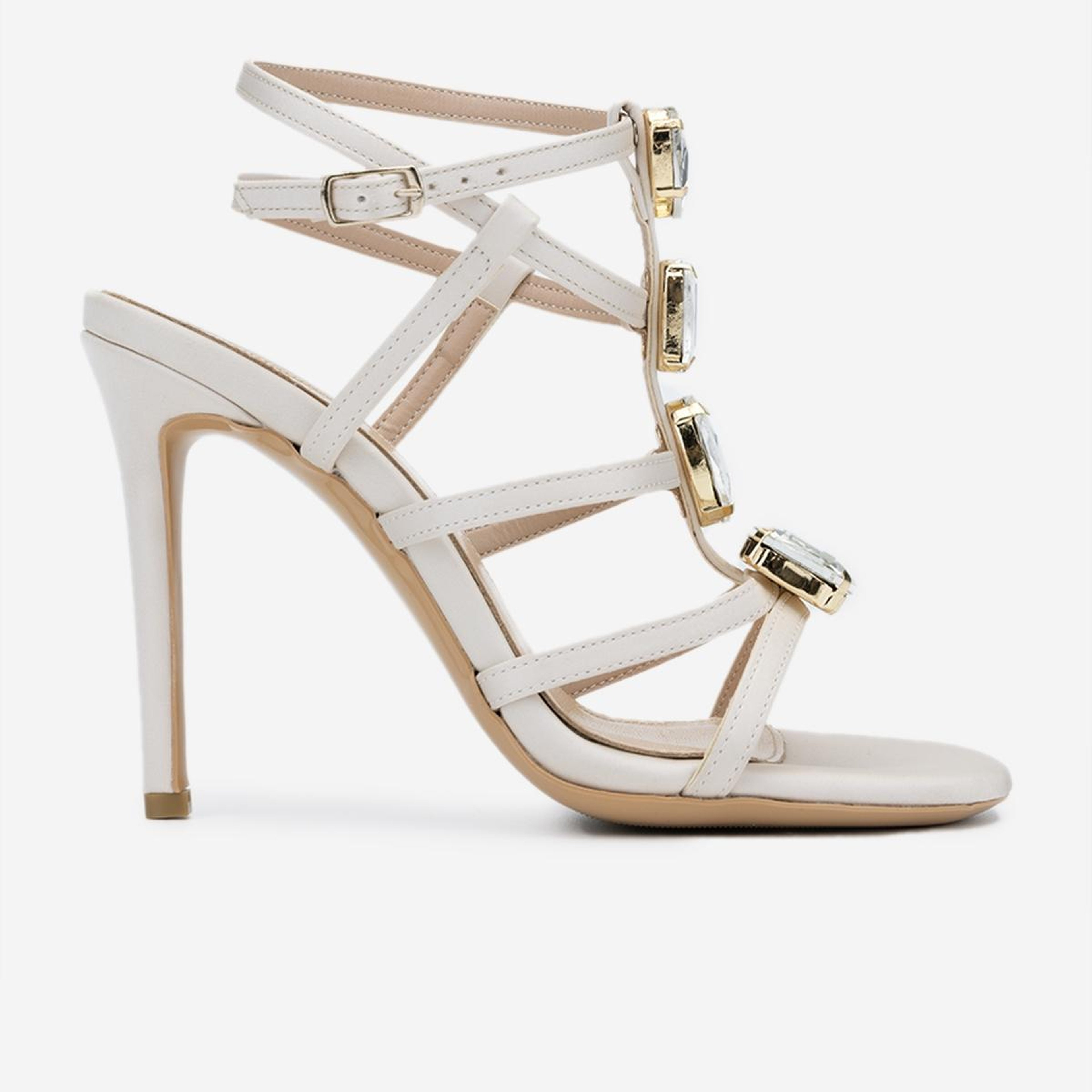 Valmenti Kadın Suni Deri Bej Night Shoes