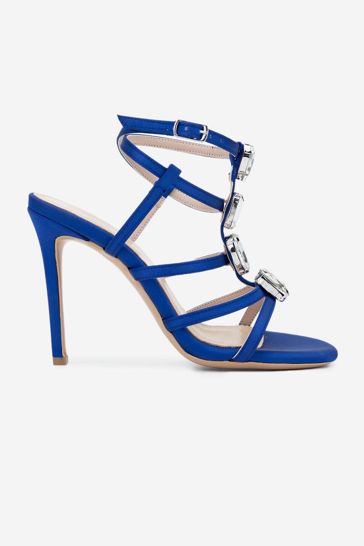 Valmenti Kadın Suni Deri Saks Mavi Night Shoes