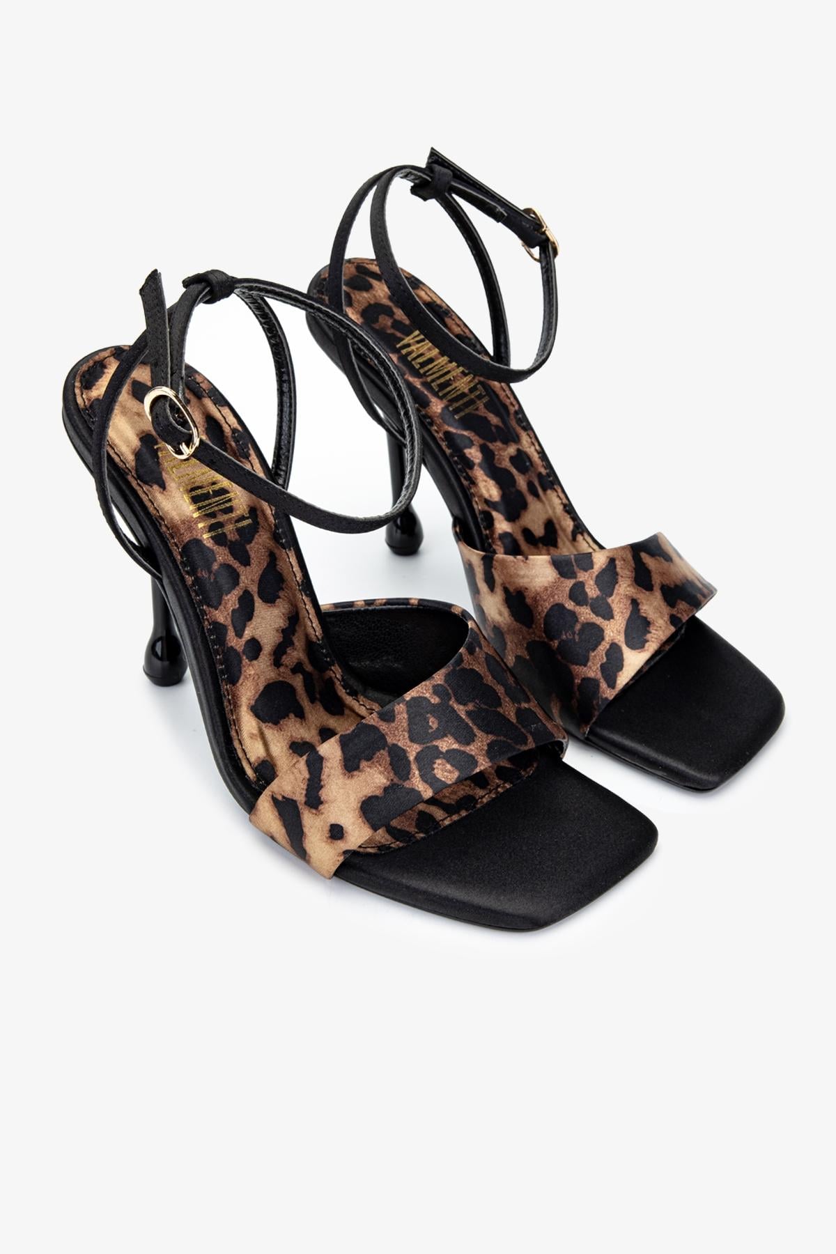 Valmenti Kadın Tekstil Siyah/Leopar Night Shoes