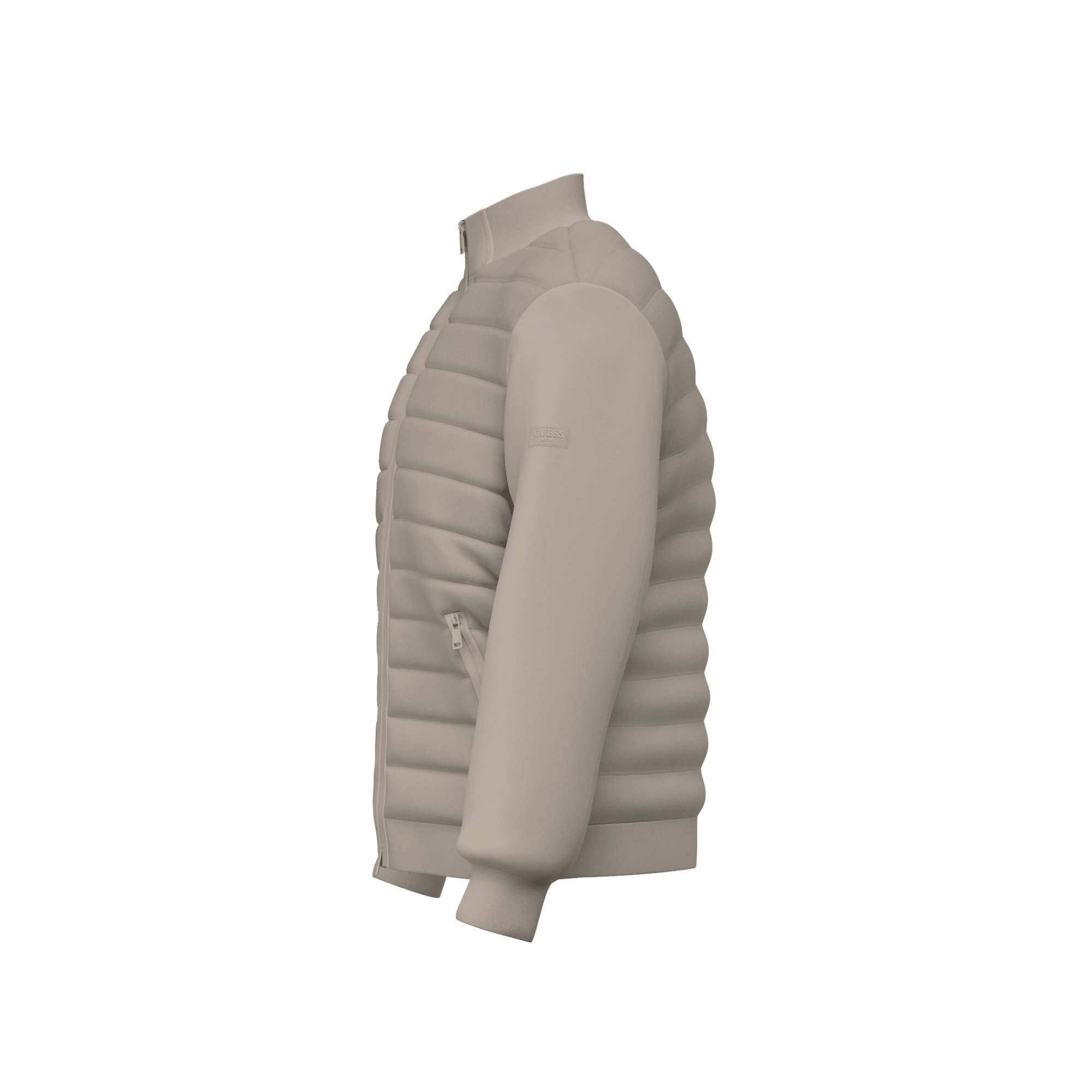 Quilted Erkek Scuba Ceket