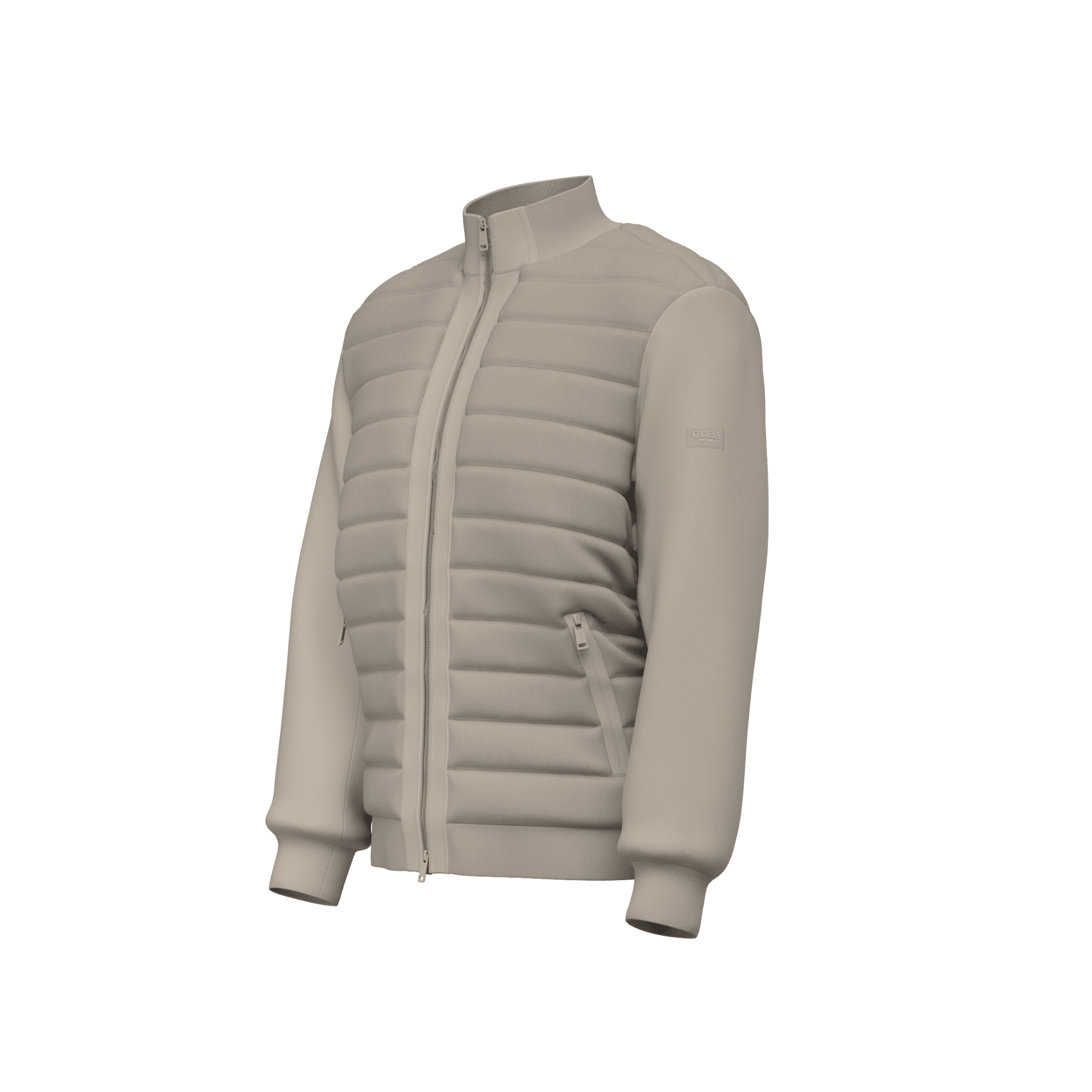 Quilted Erkek Scuba Ceket