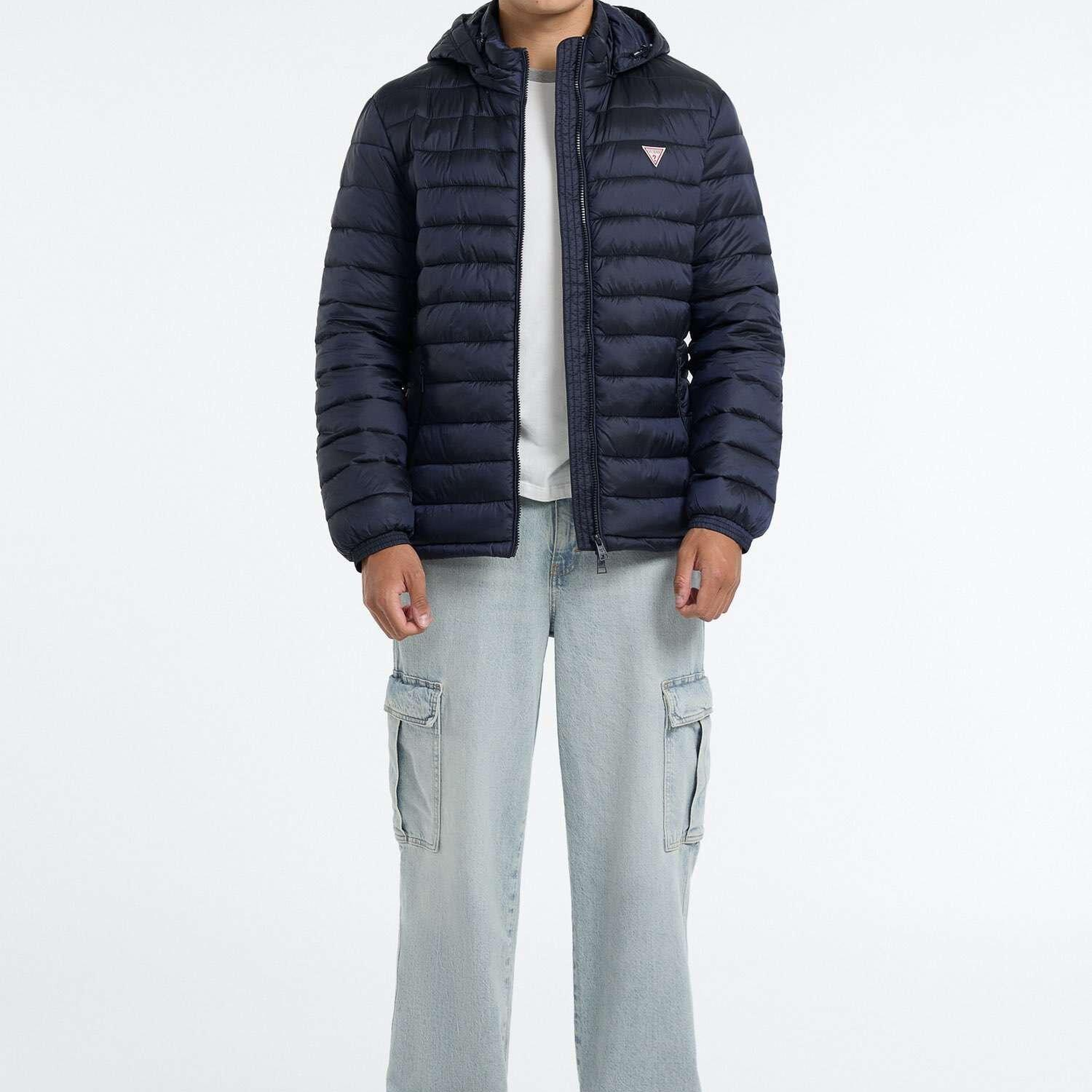 Guess Jeans Hooded Erkek Mont