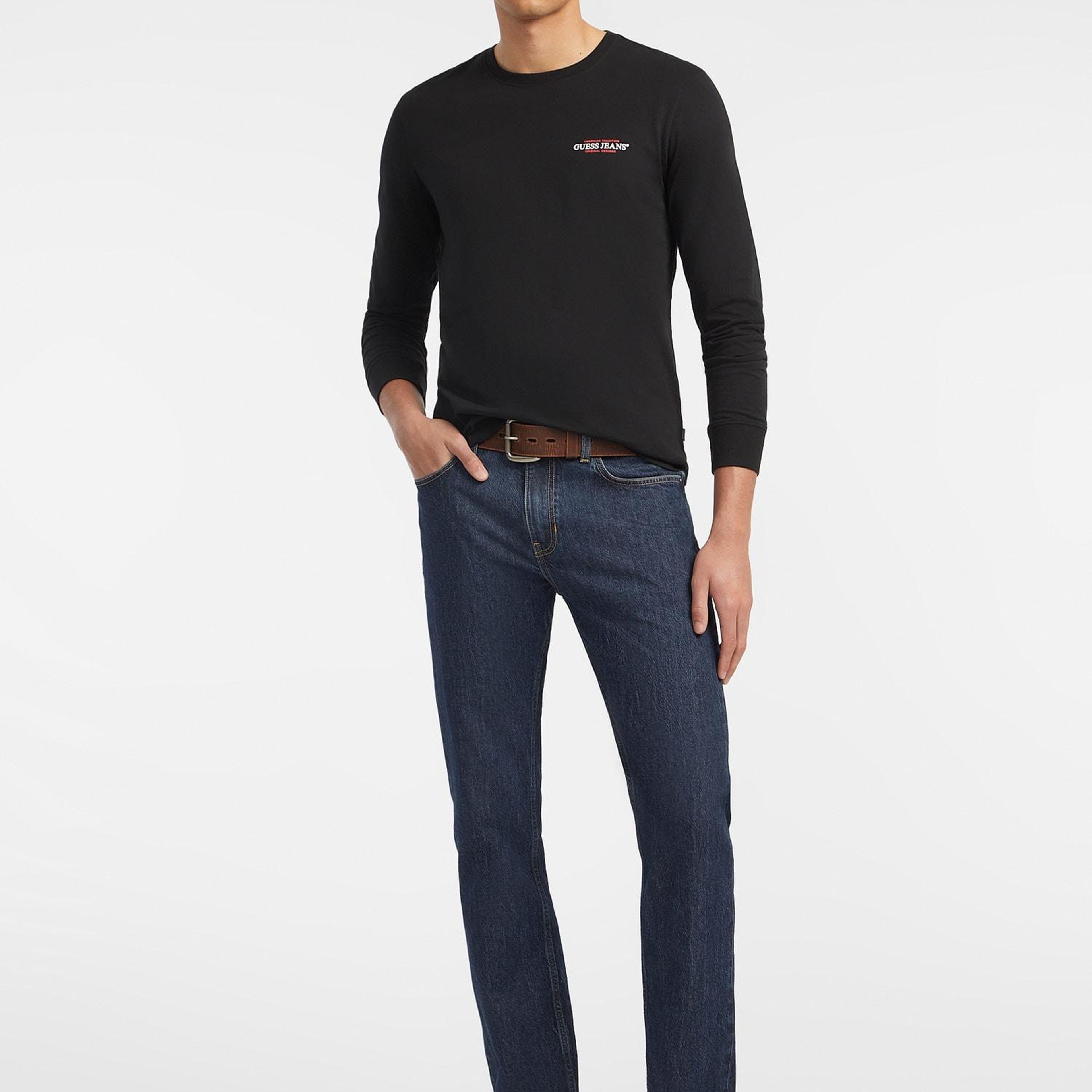 Guess Jeans Erkek Regular Fit T-shirt