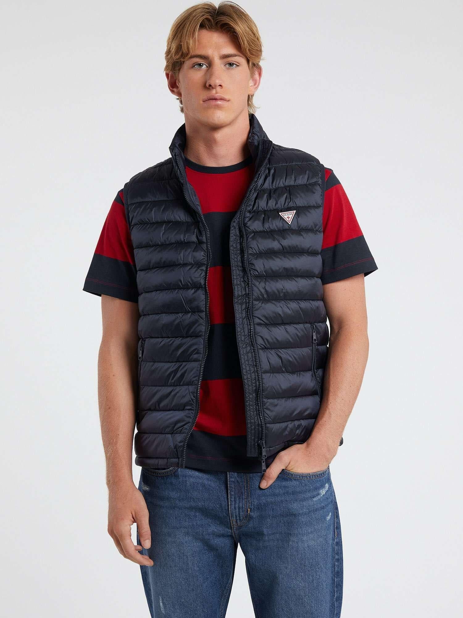 Guess Jeans Hooded Erkek Yelek