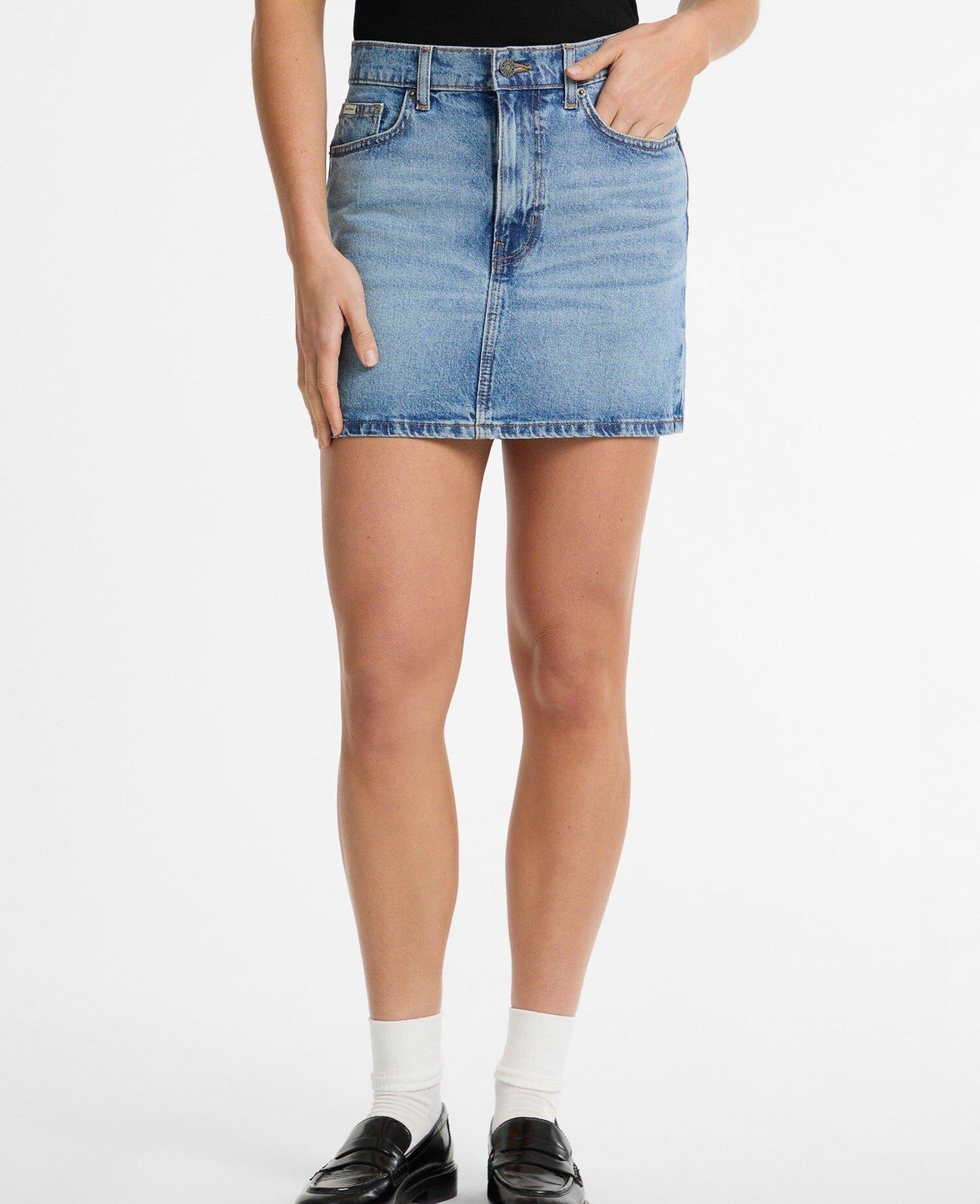 Guess Jeans Classic Kadın Denim Etek