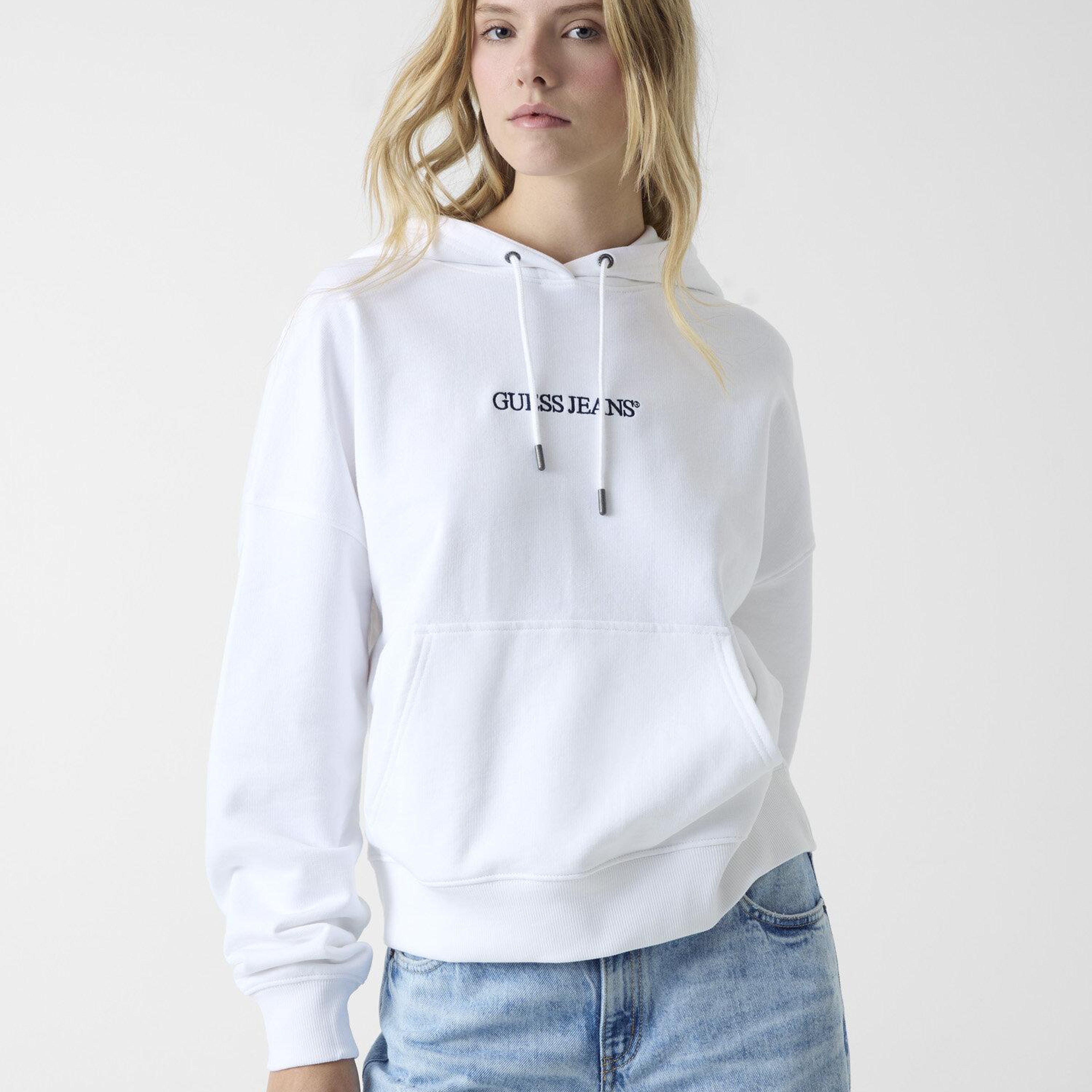 Gj Over Hood Embro Kadın Sweatshirt