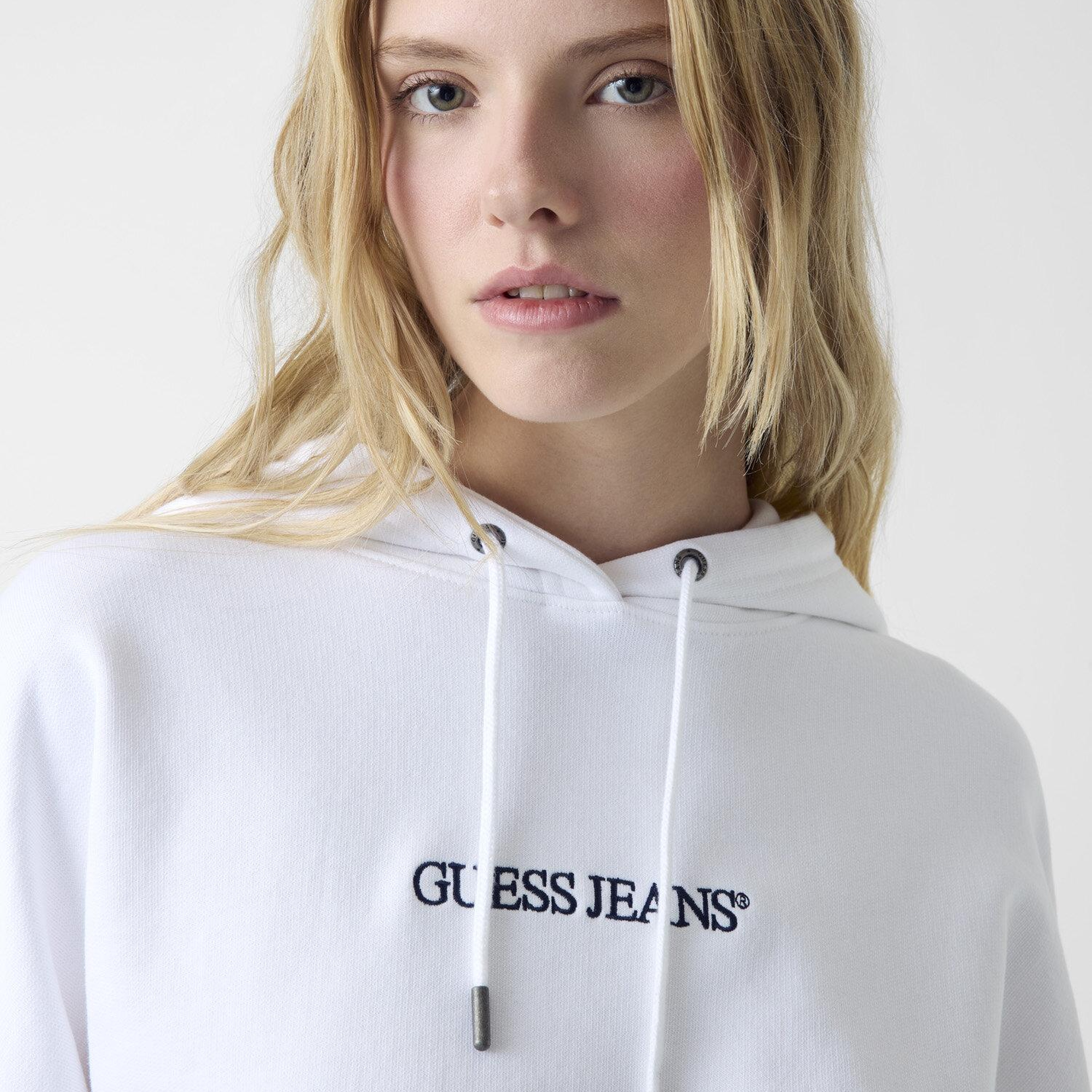 Gj Over Hood Embro Kadın Sweatshirt