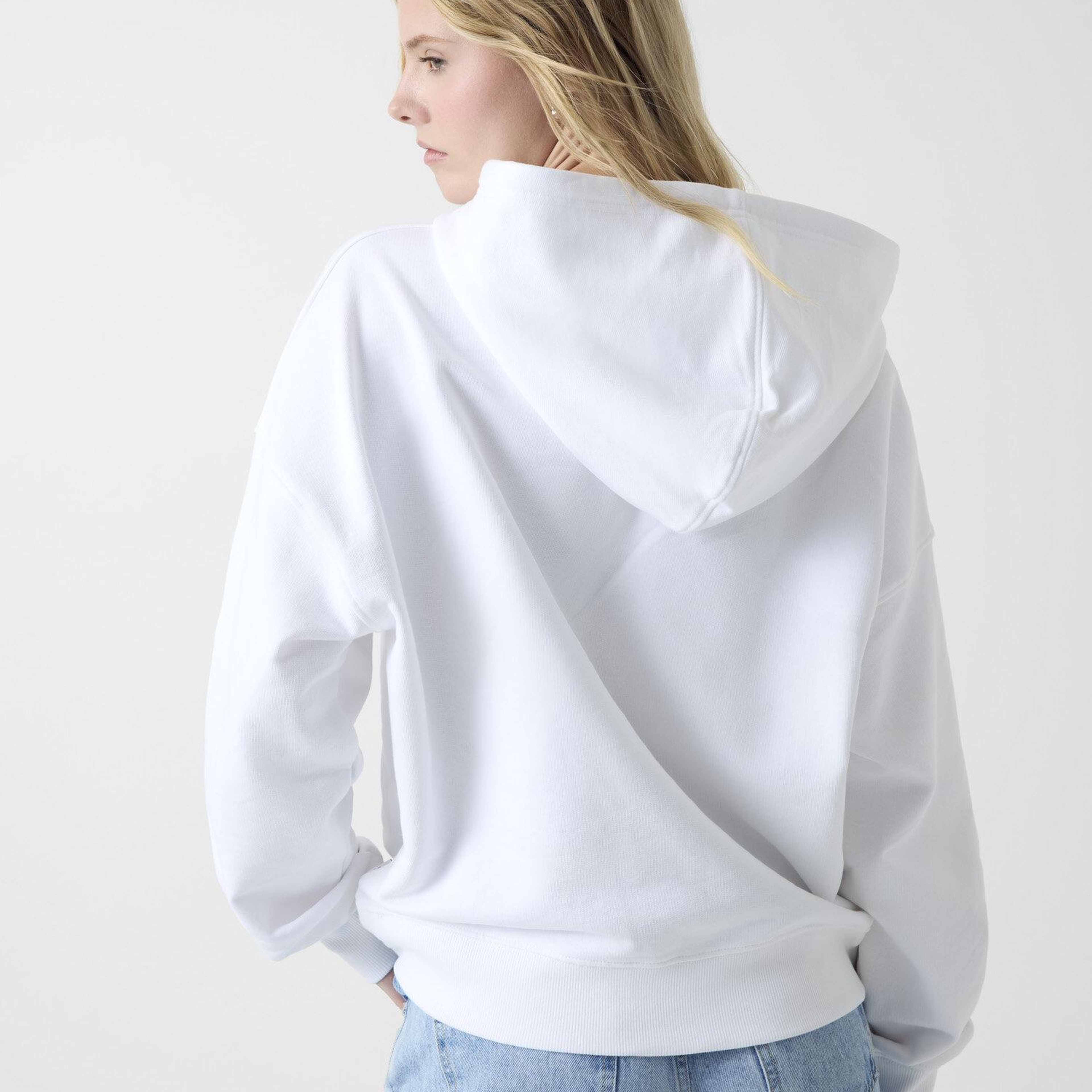Gj Over Hood Embro Kadın Sweatshirt
