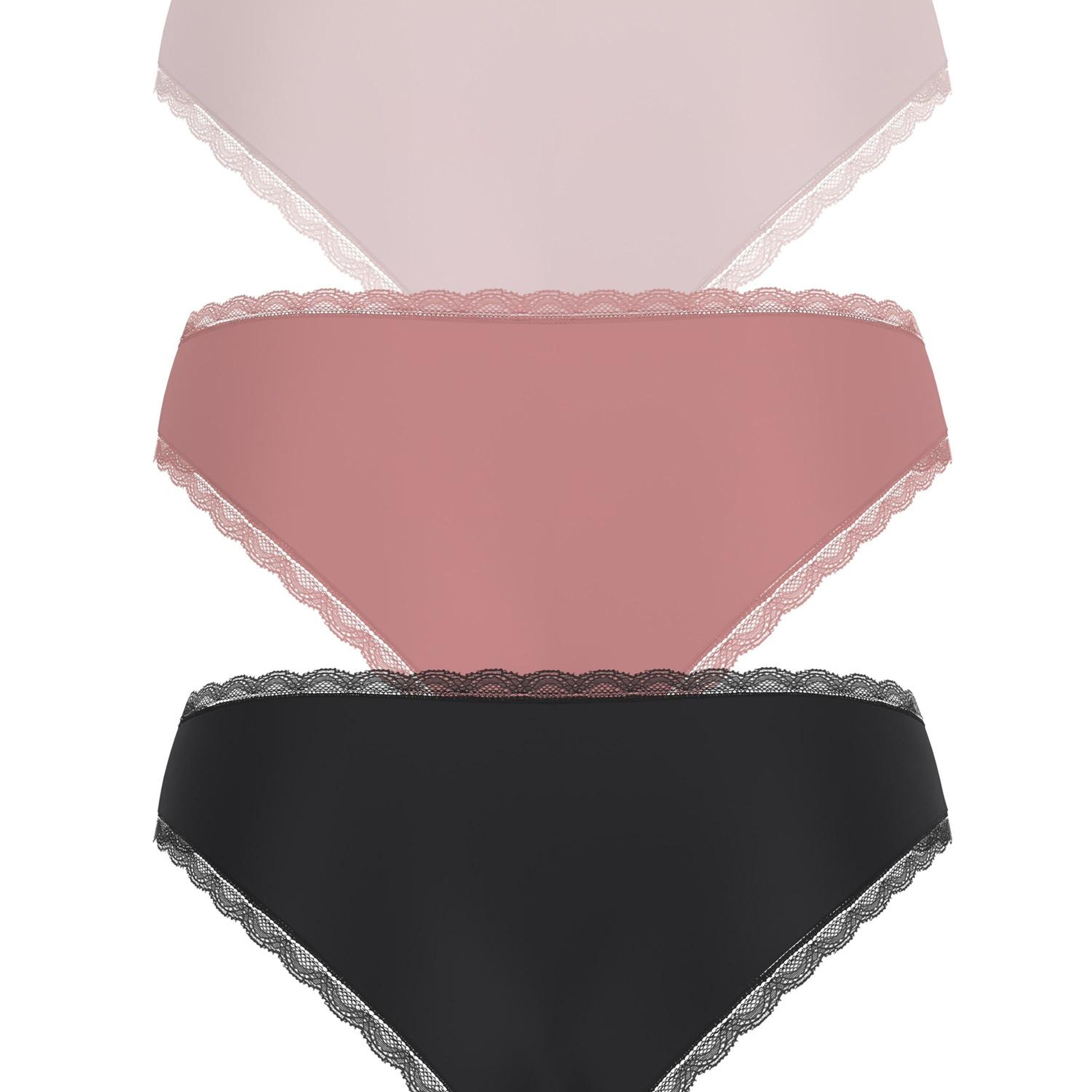 Basic Microfiber Kadın Brief 3'Lü Külot Paketi