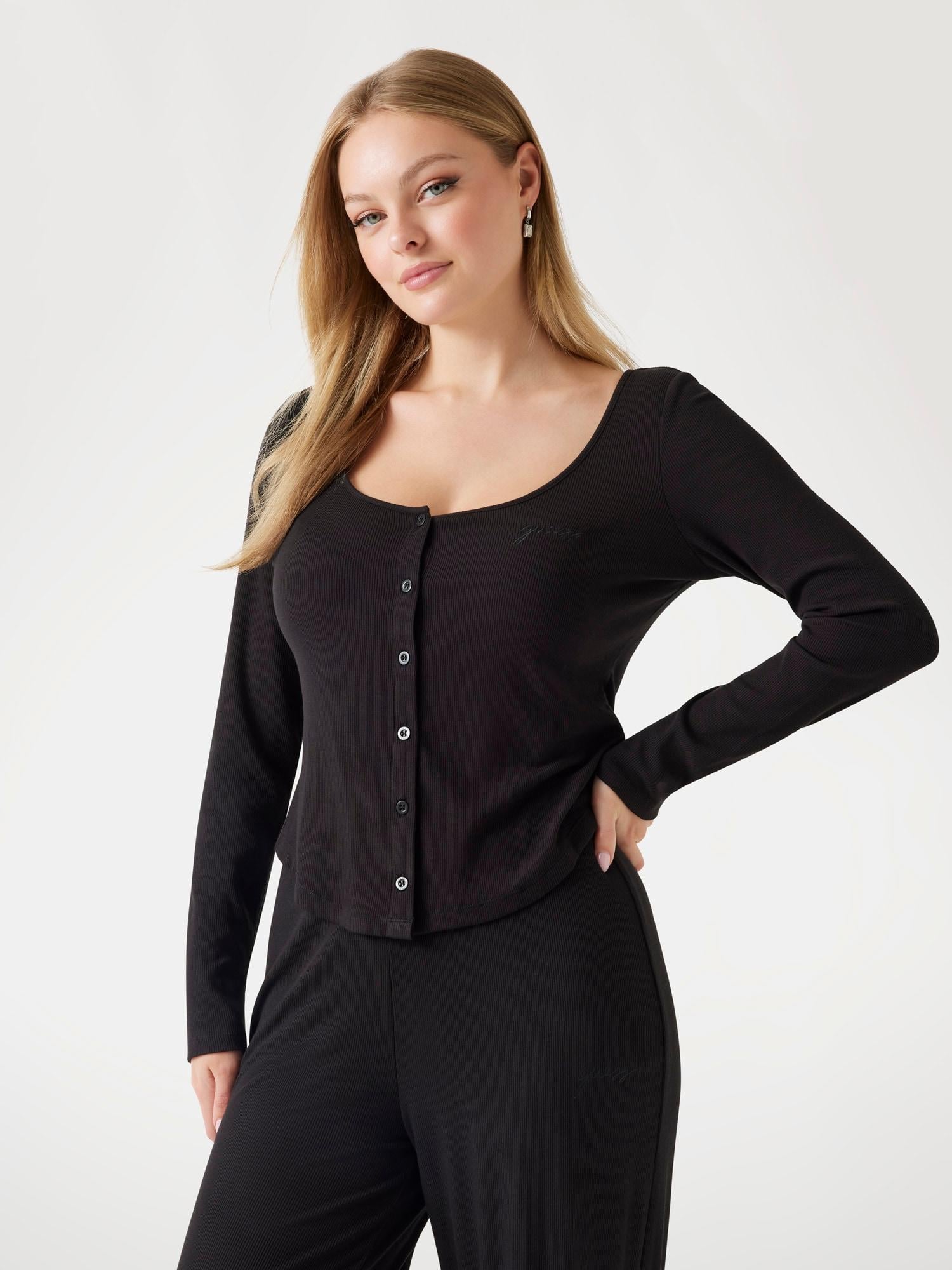 Lia Kadın Modal Karışımlı Pijama Üstü