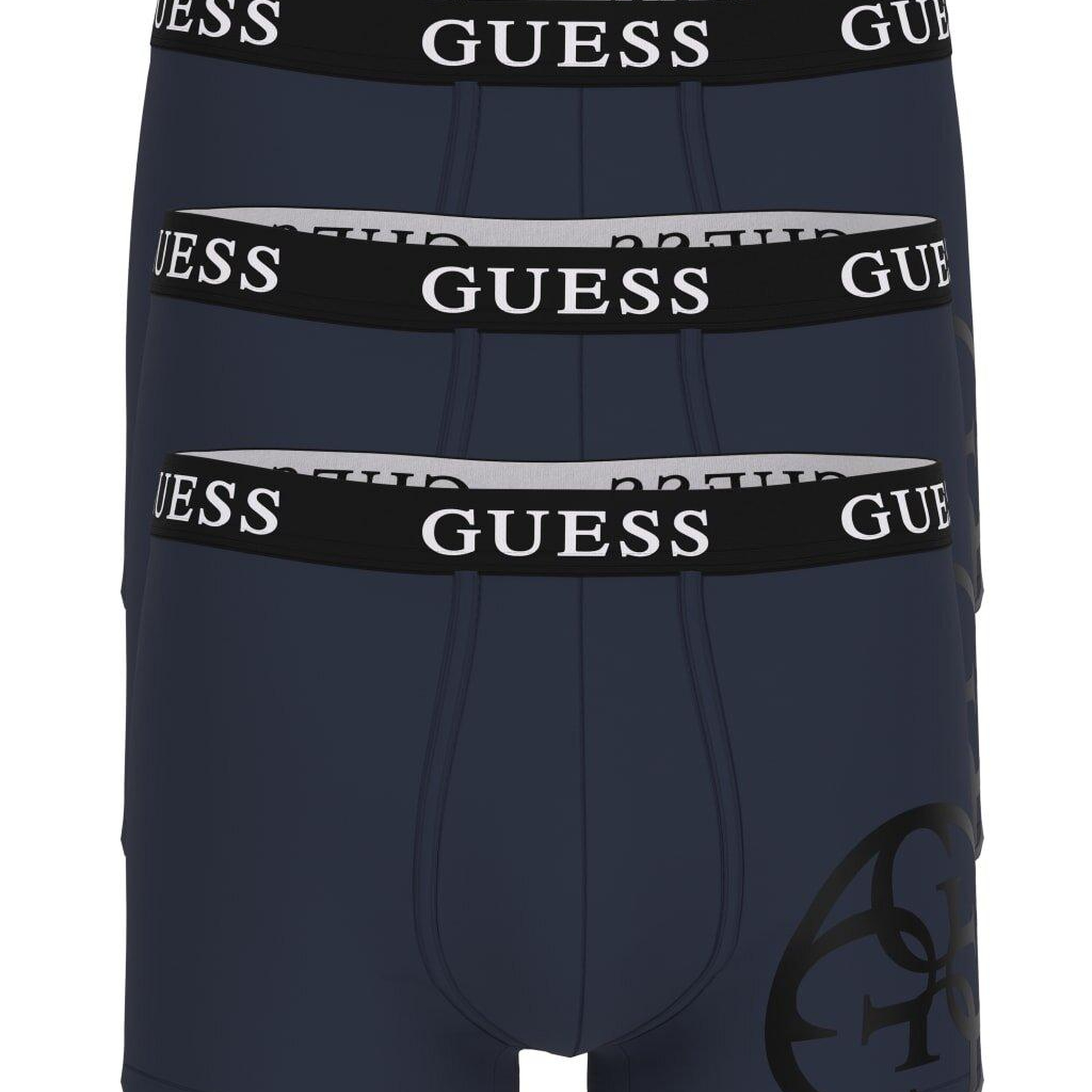 Placed Logo Erkek 3'Lü Boxer Paketi
