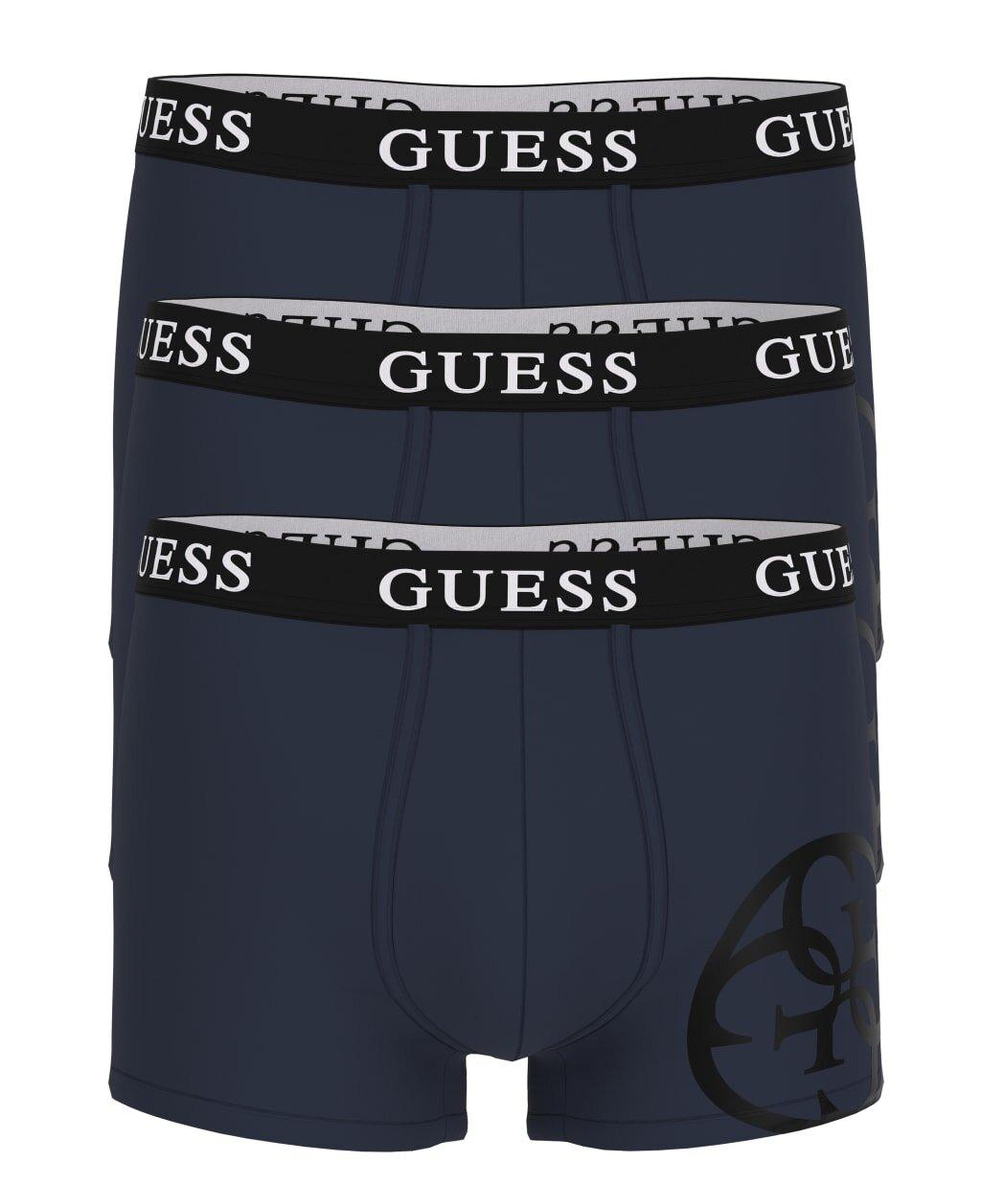 Placed Logo Erkek 3'Lü Boxer Paketi