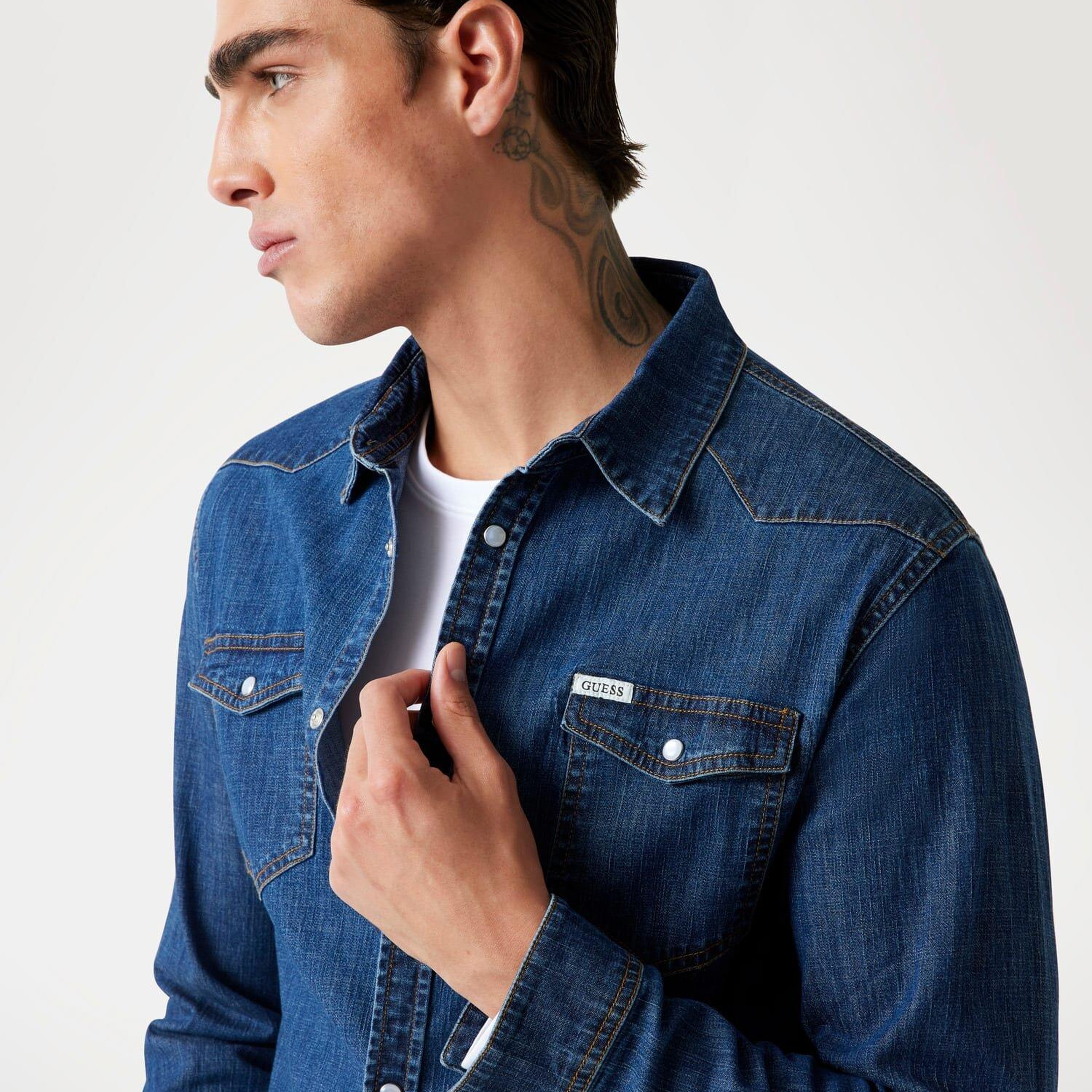 Amsterdam Erkek Denim Gömlek