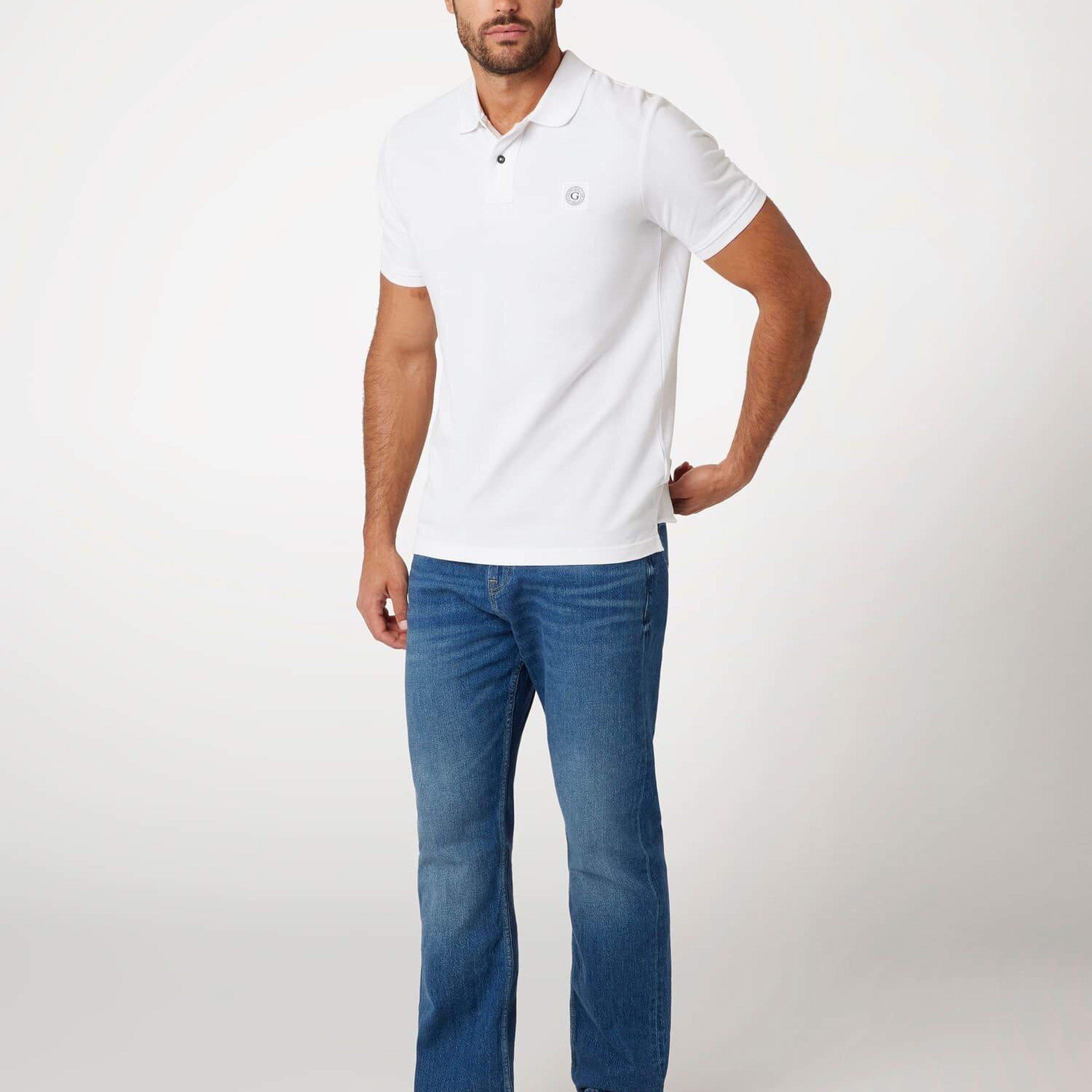 Washed Erkek Slim Fit Polo T-shirt