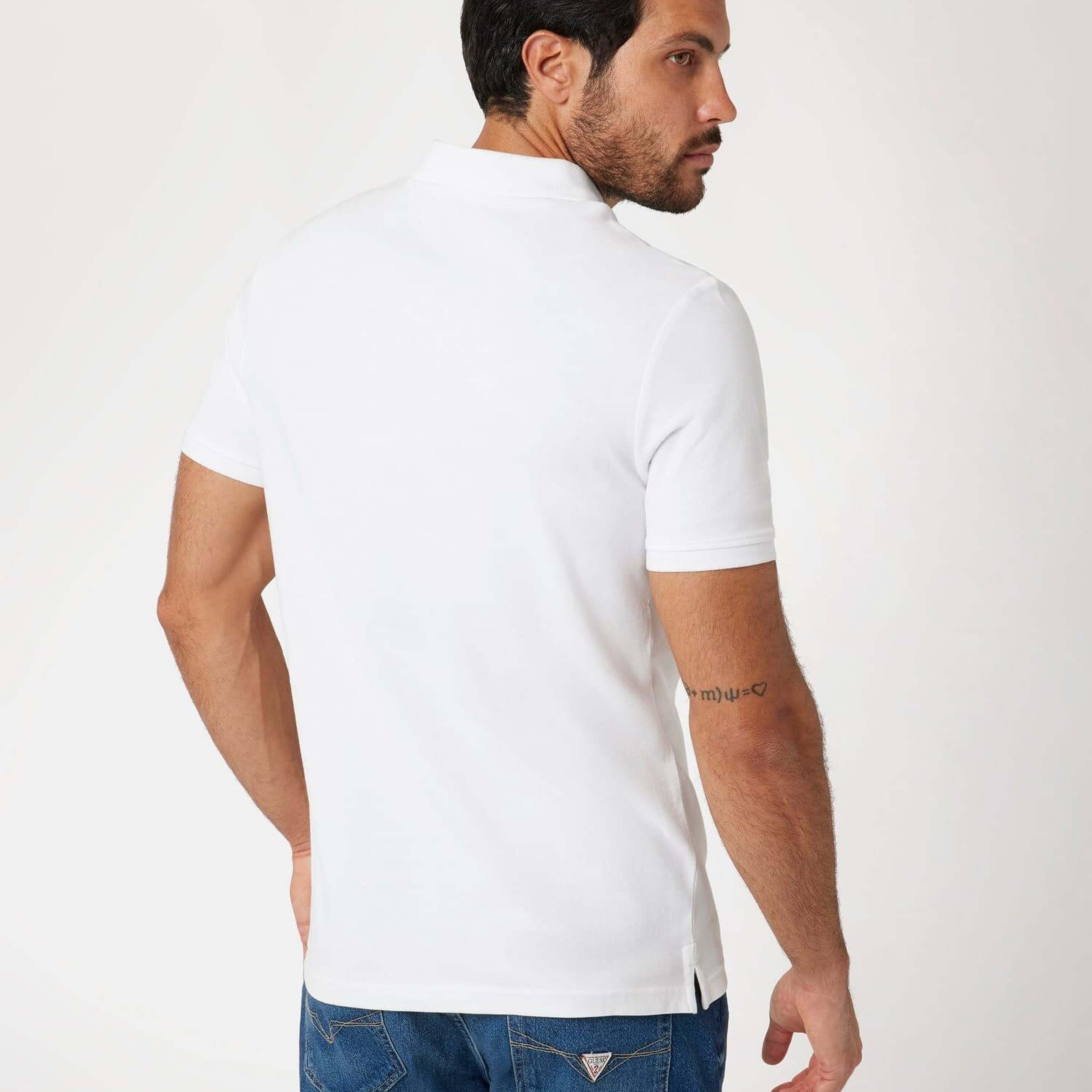 Washed Erkek Slim Fit Polo T-shirt