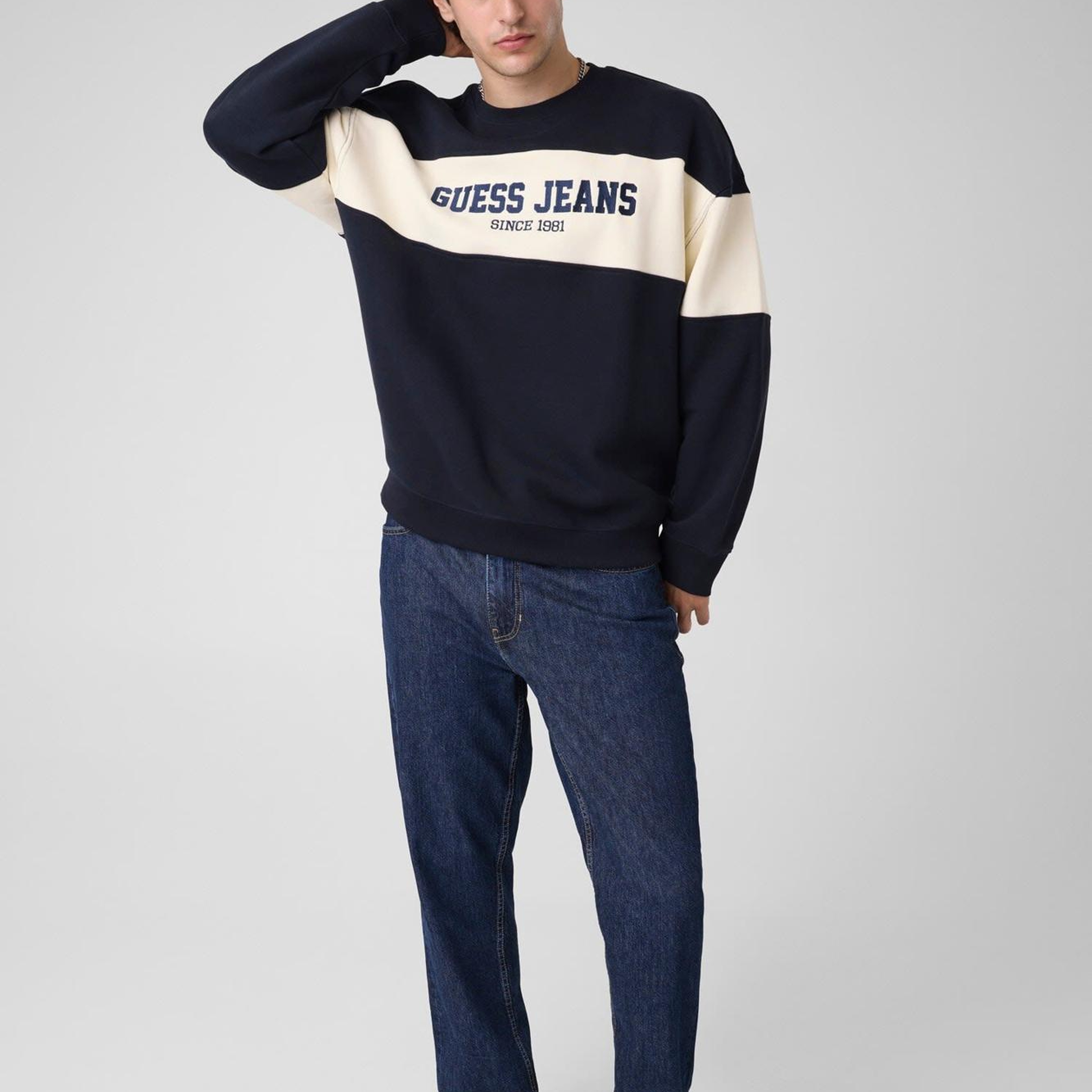 Guess Jeans Erkek Sweatshirt
