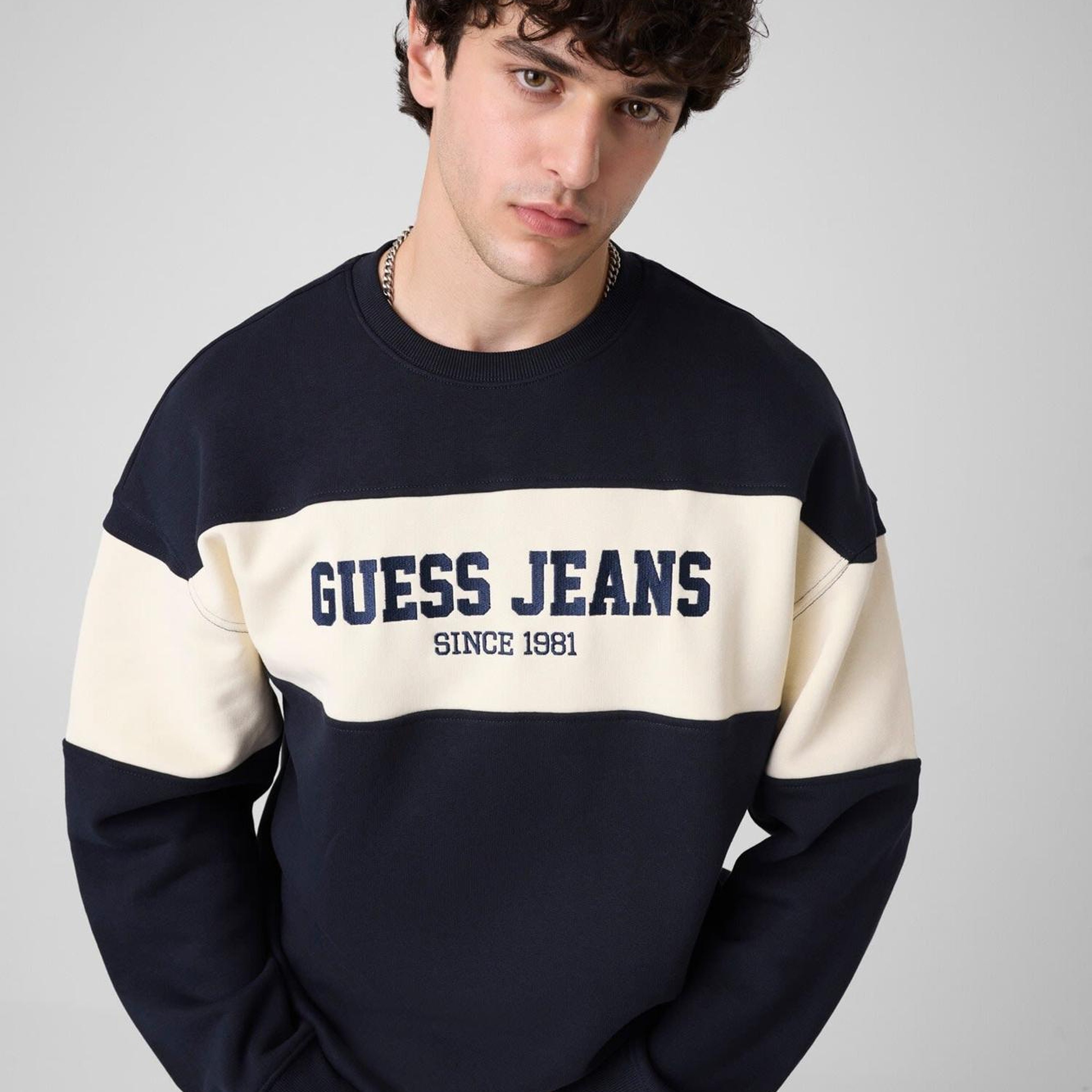 Guess Jeans Erkek Sweatshirt