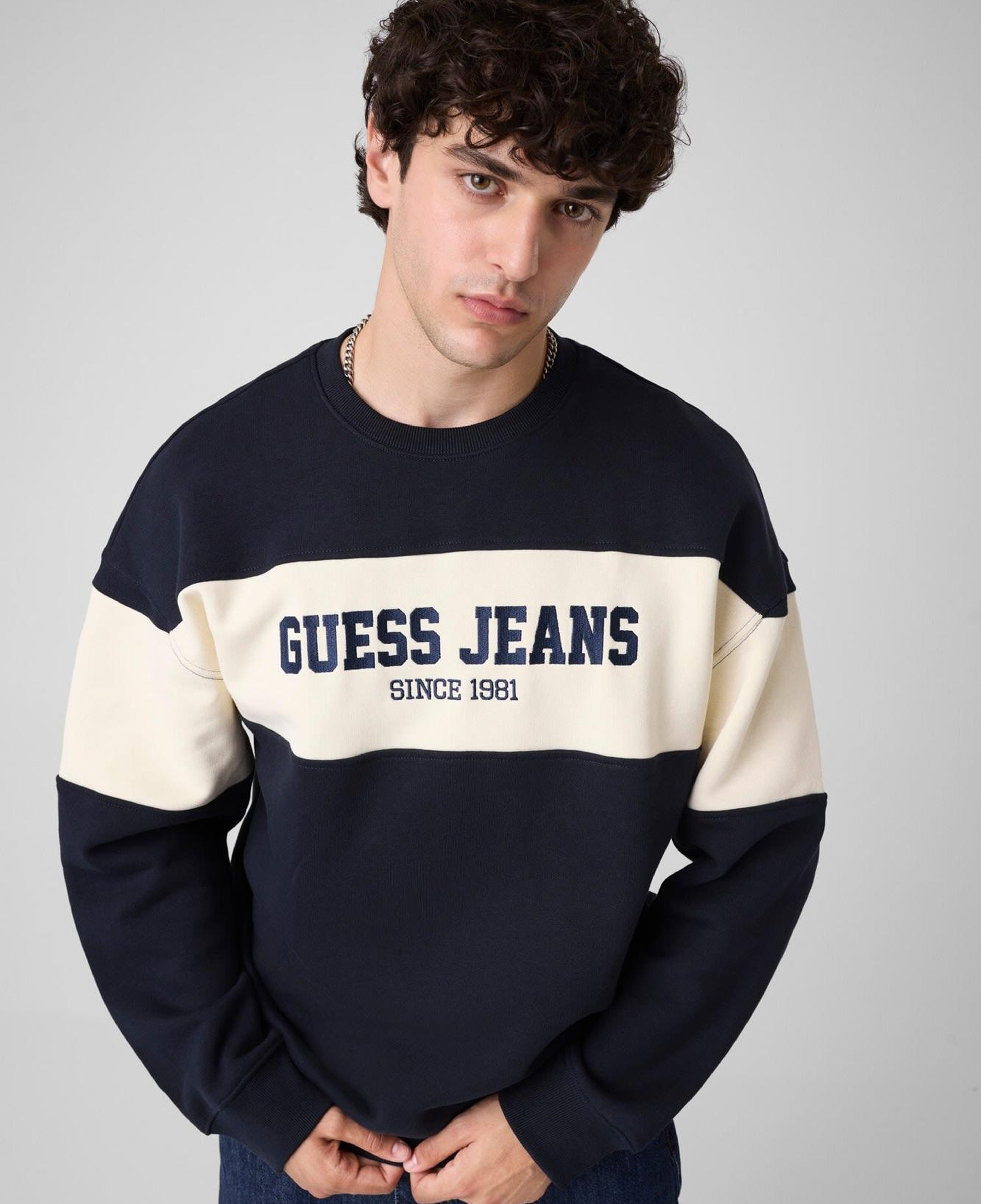 Guess Jeans Erkek Sweatshirt