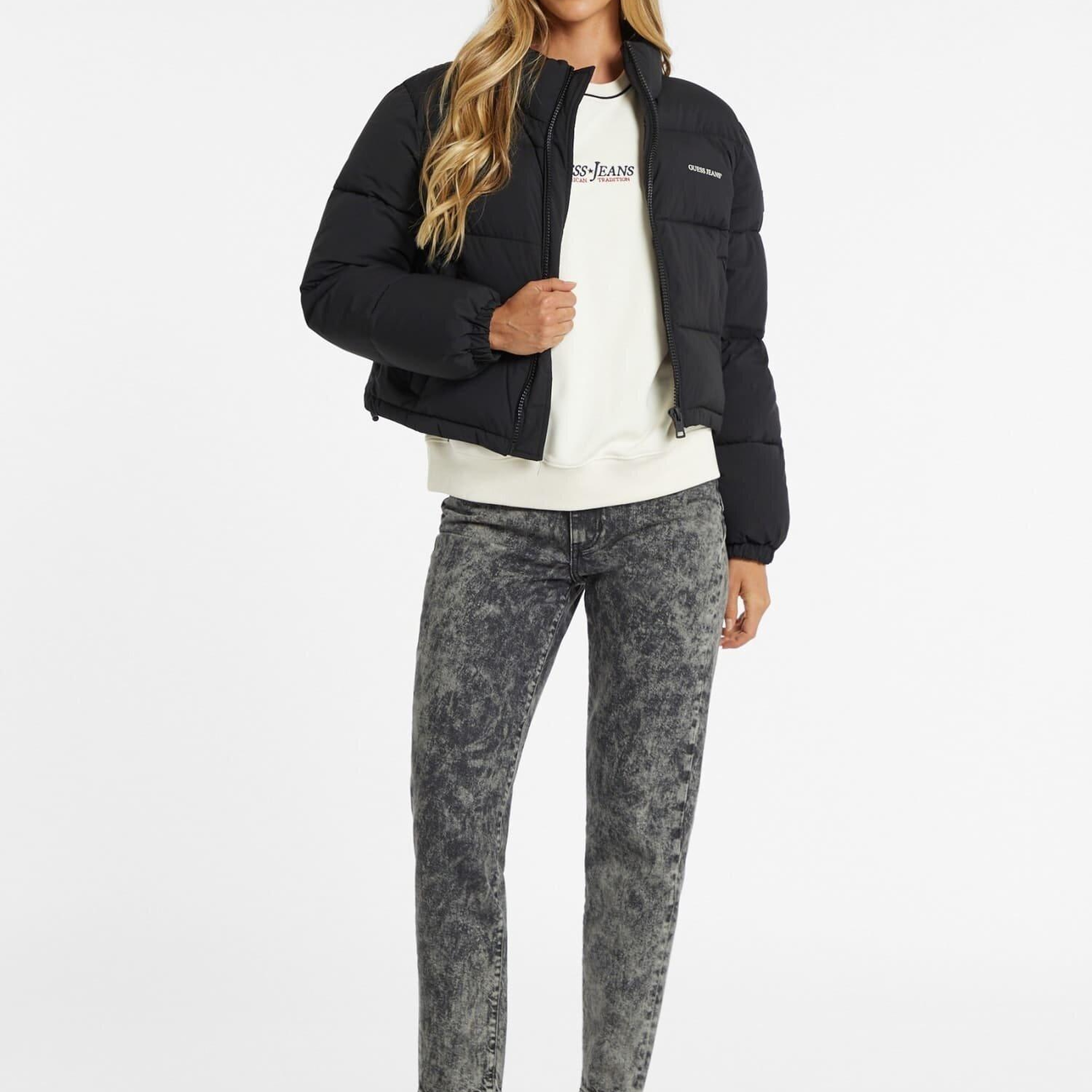 Guess Jeans Cropped Kadın Mont