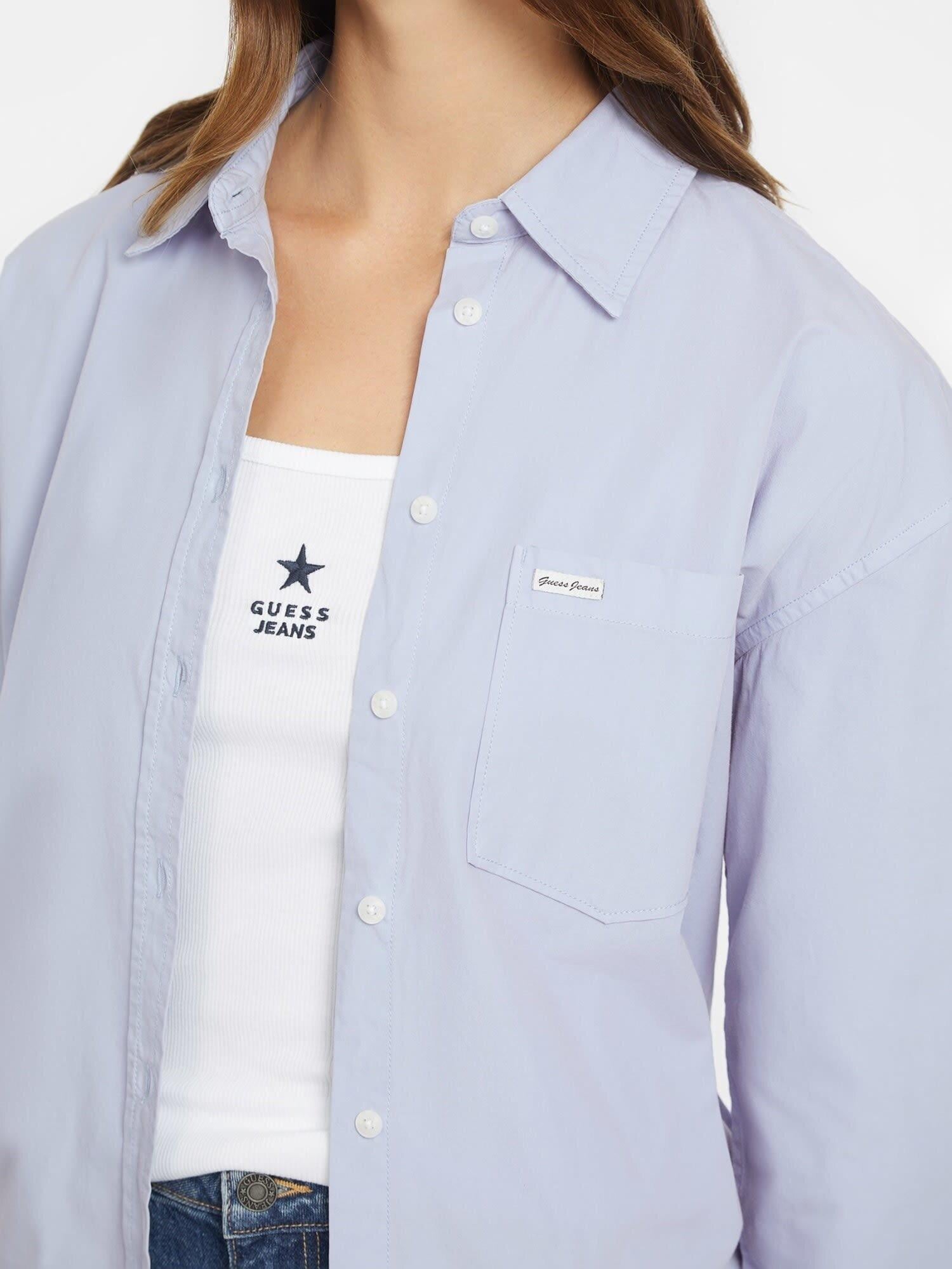 Guess Jeans Ls Os Kadın Regular Fit Gömlek