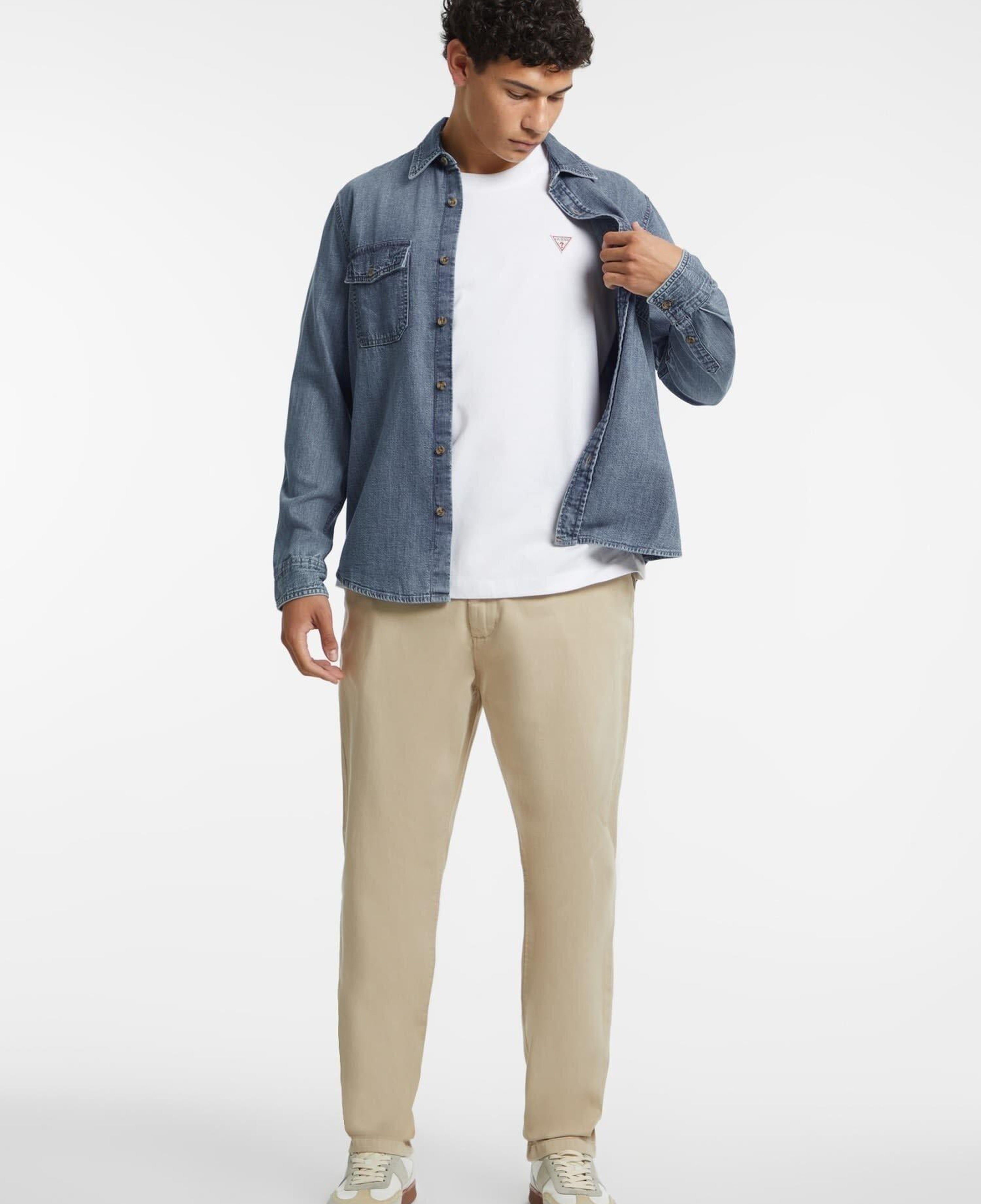 Guess Jeans Erkek Regular Fit Denim Gömlek